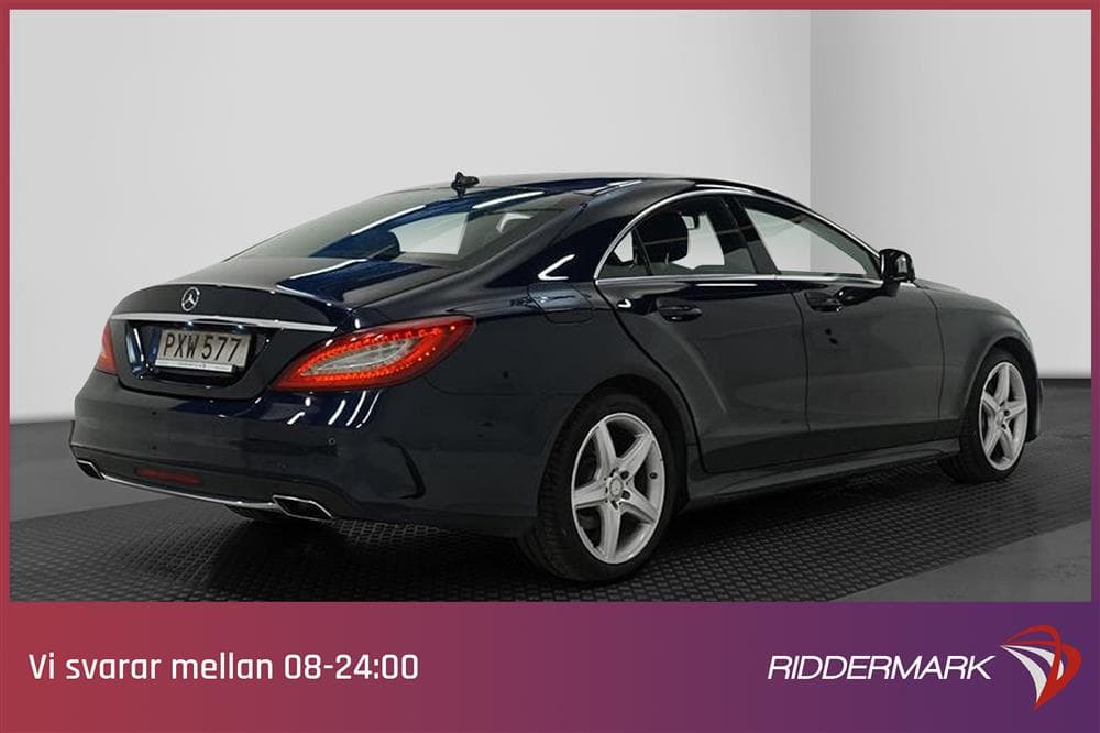 Mercedes-Benz CLS 350 d 258hk AMG  T-lucka 360° Navi Skinnexteriör