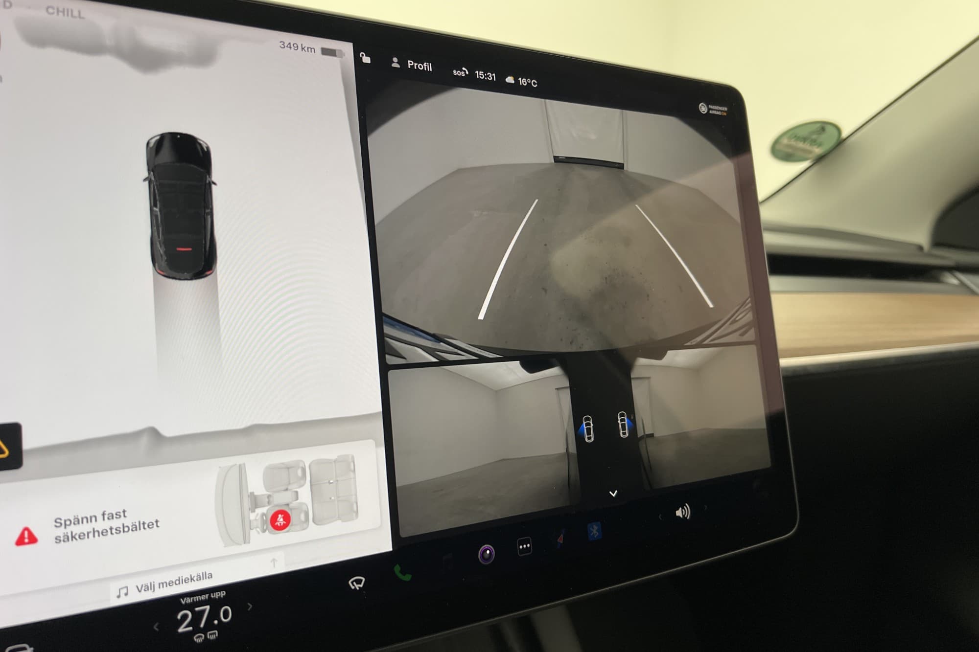 Tesla Model Y Long Range AWD Rattvärme Autopilot MOMS