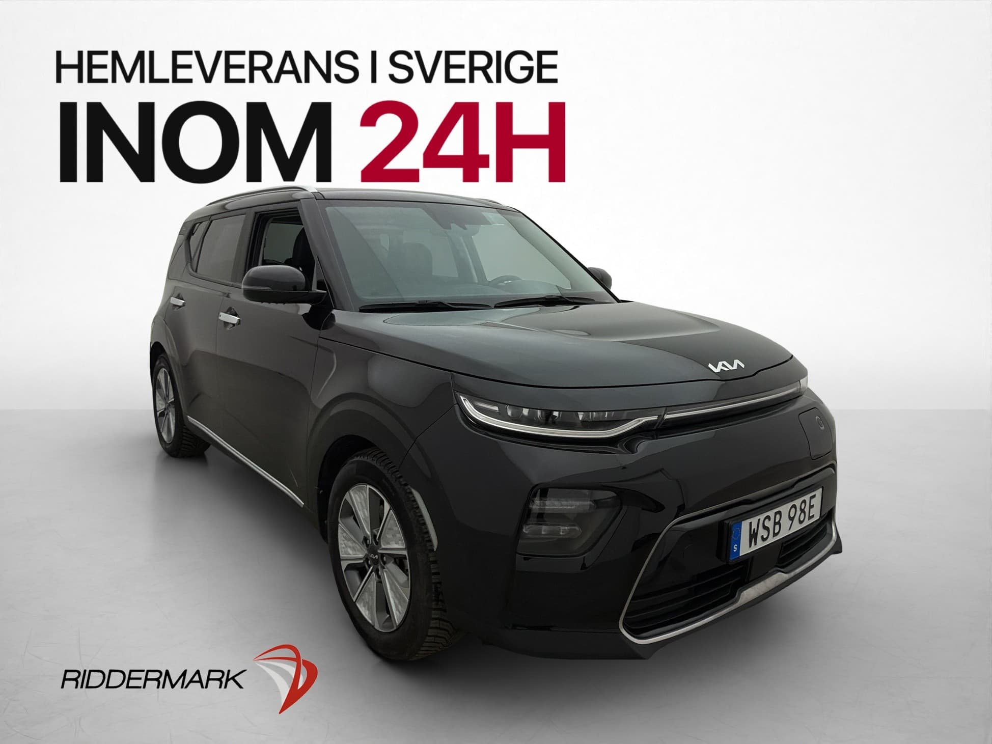 Kia E-SOUL 64 kWh 204hk GLS B-Kamera Navi Carplay Halvskinn