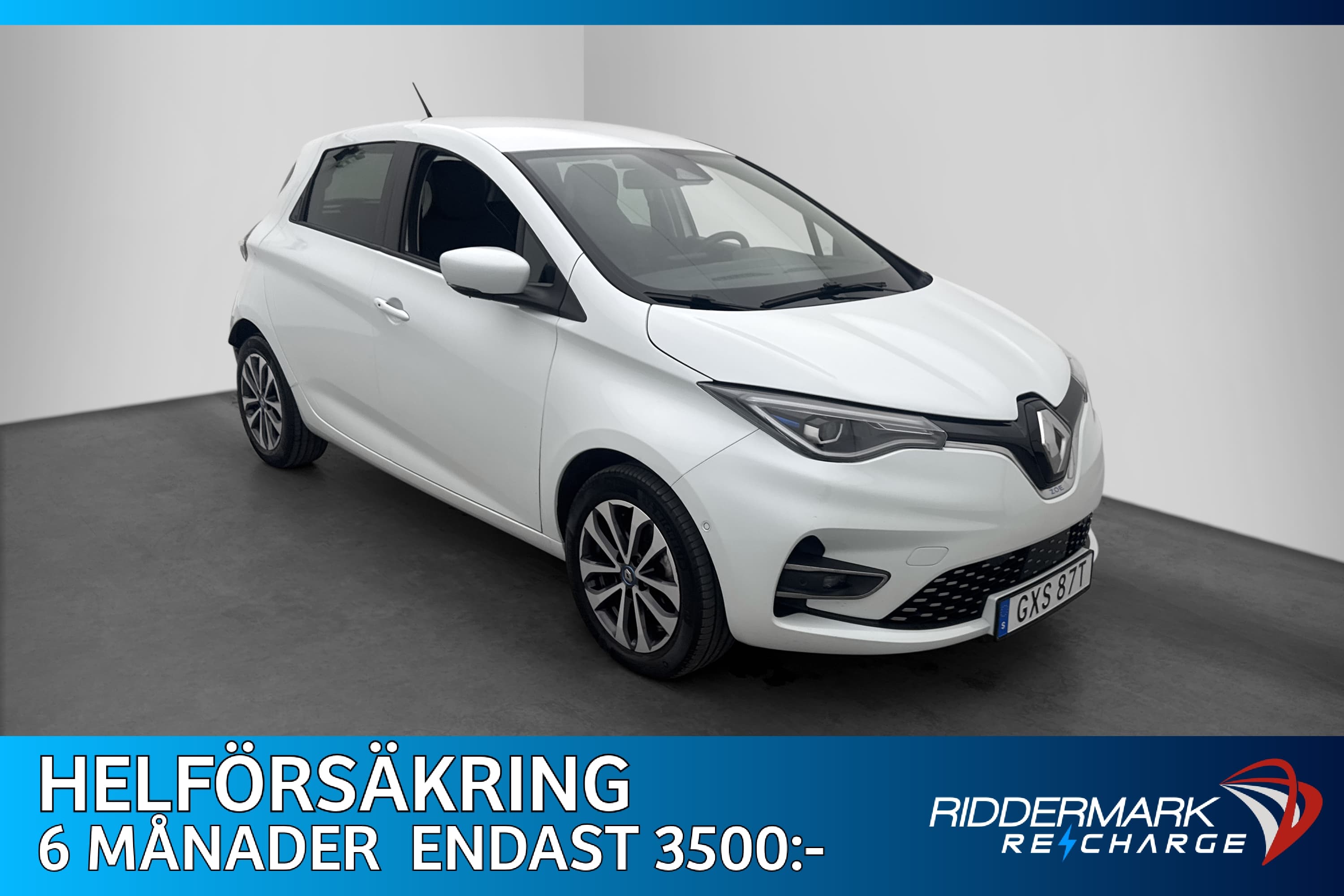 Renault ZOE R135 52 kWh 136hk Intens Friköpt Batteri Kamera