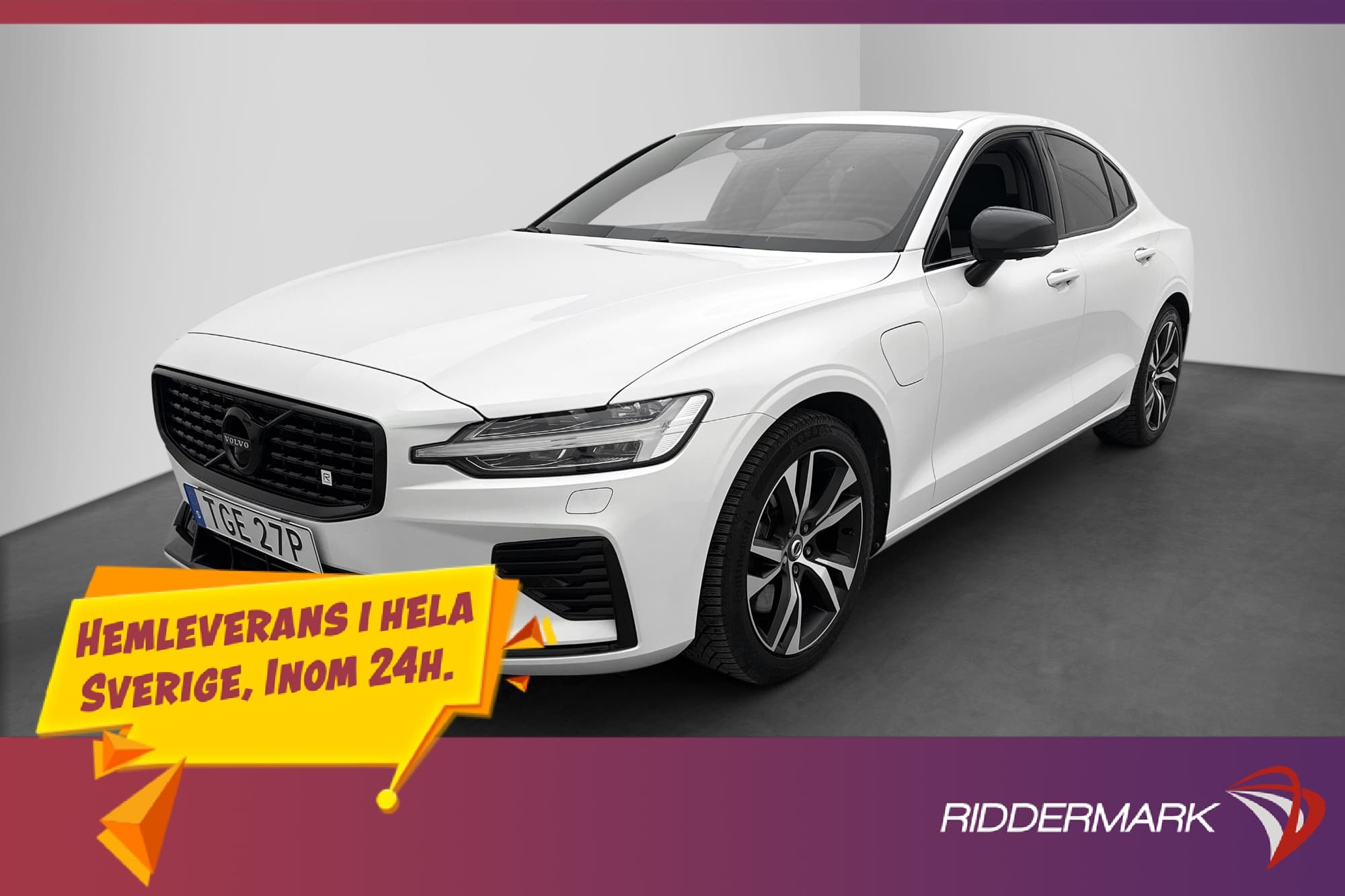 Volvo S60 Recharge T8 R-Design Värmare Pano H/K Head Up Drag