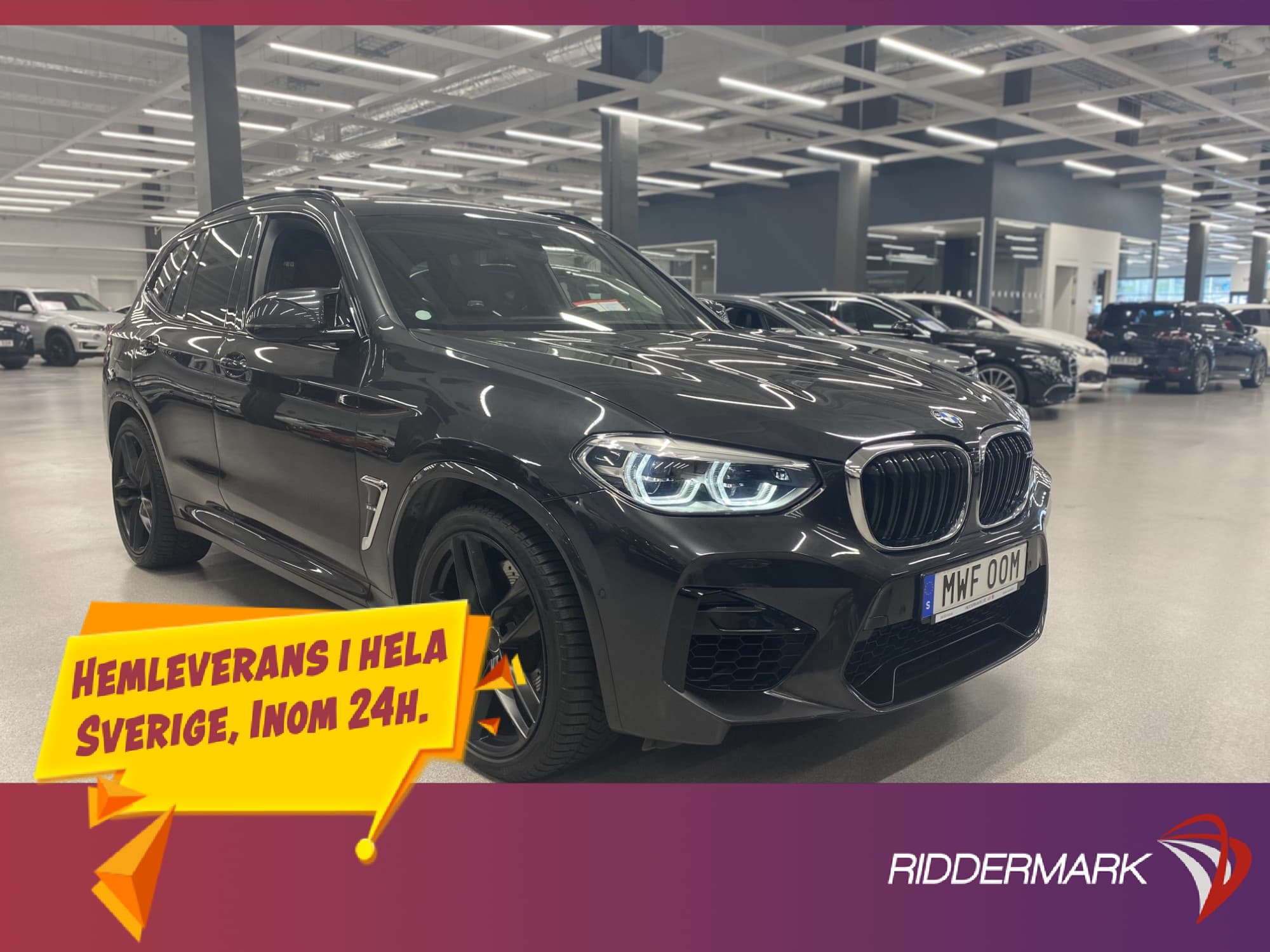 BMW X3 M 480hk Panorama H/K HUD Drag Navi Kamera Sportstol