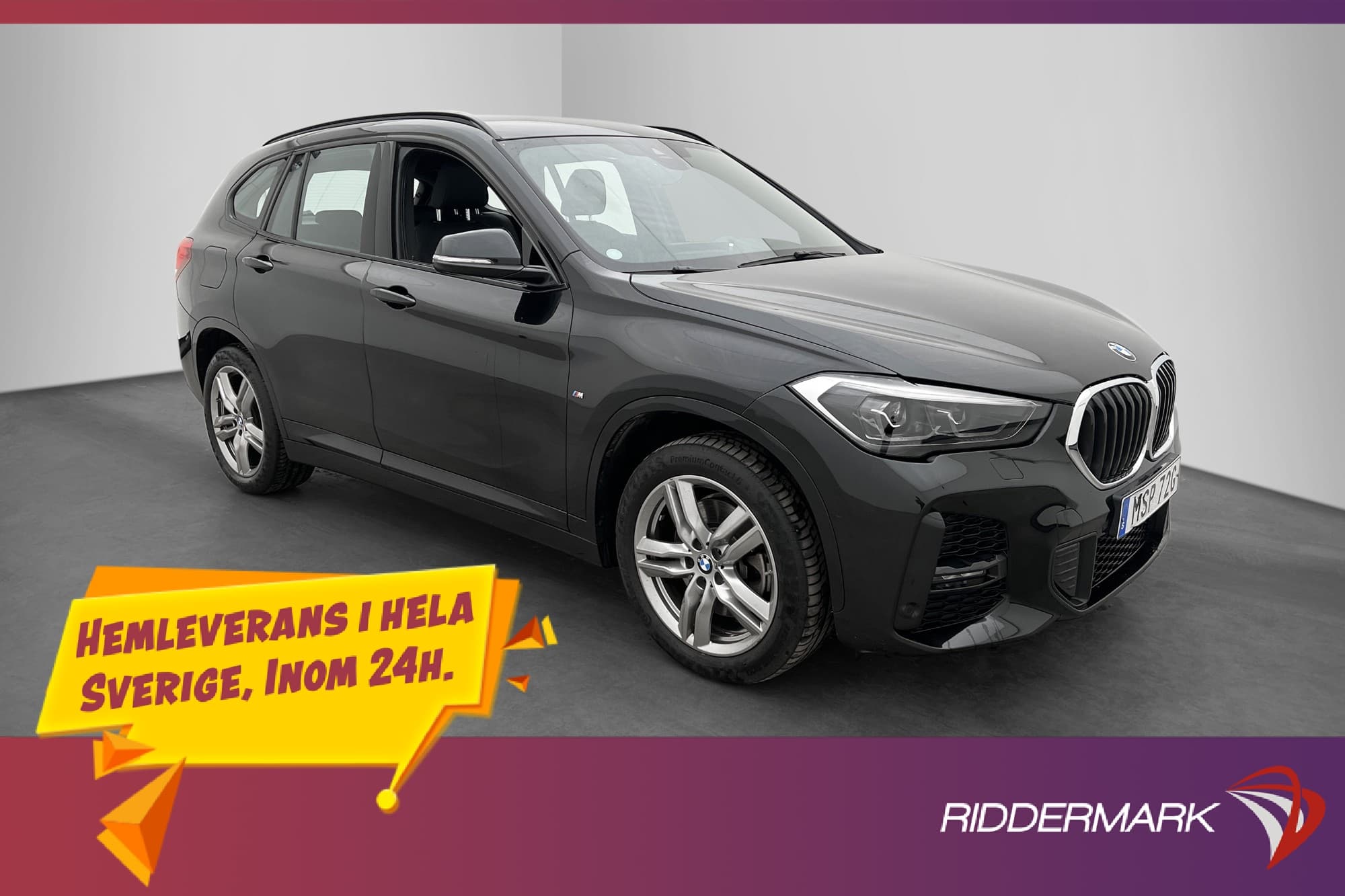 BMW X1 xDrive25e HUD Läder Kamera Sportstolar MOMS