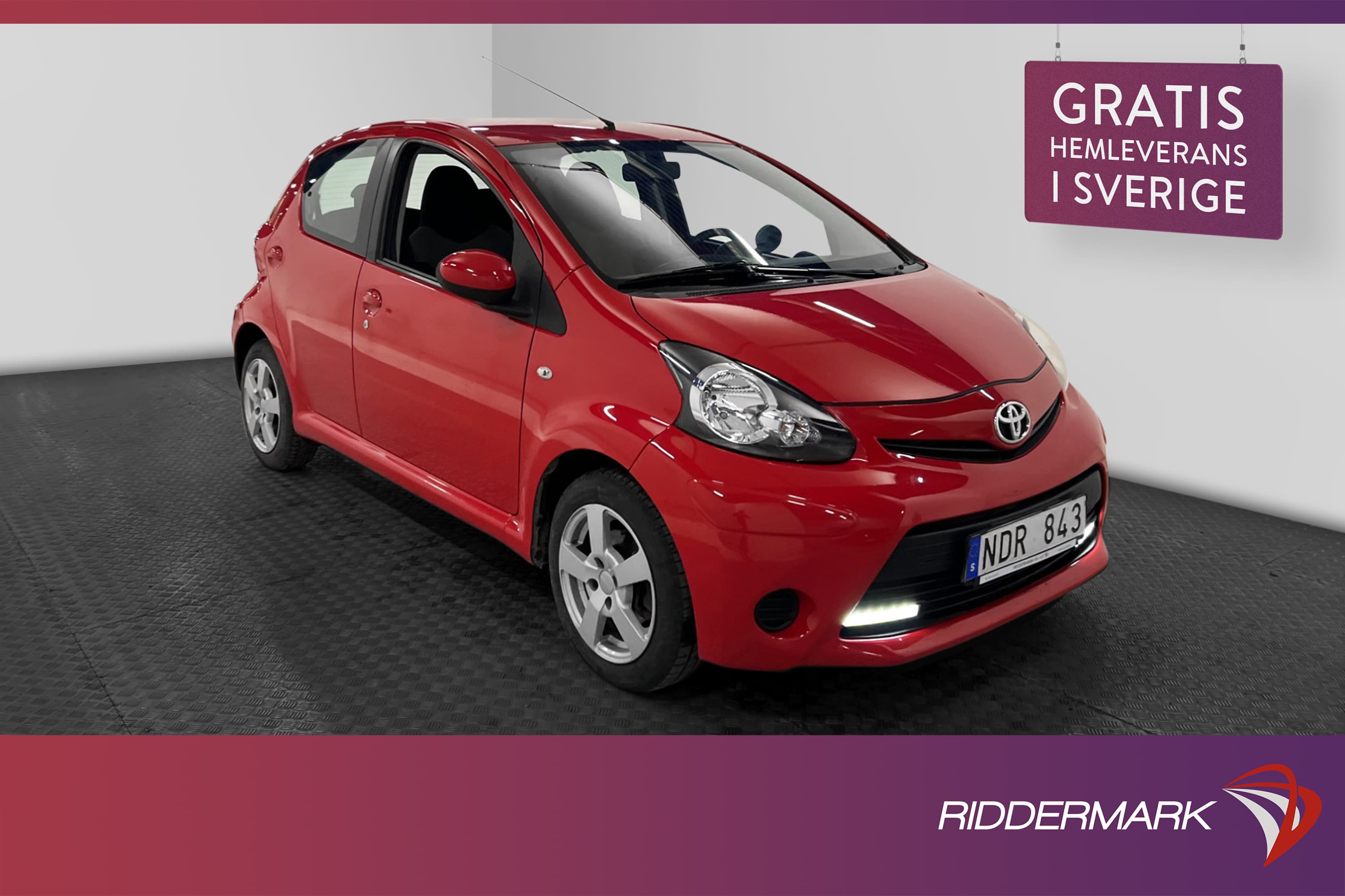 Toyota Aygo 5-dörrar 1.0 VVT 68hk