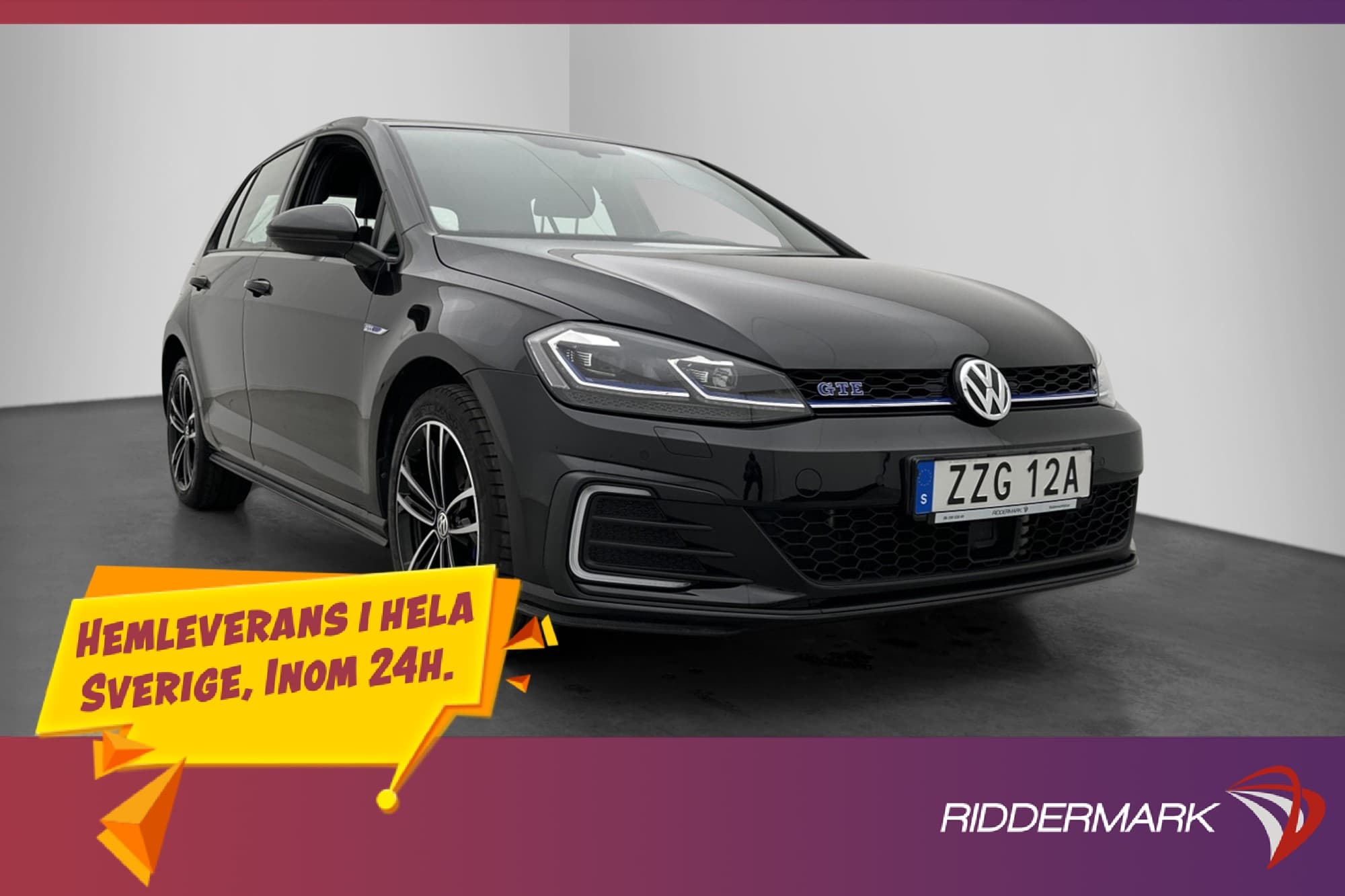 Volkswagen Golf GTE 204hk Cockpit P-Sensorer CarPlay