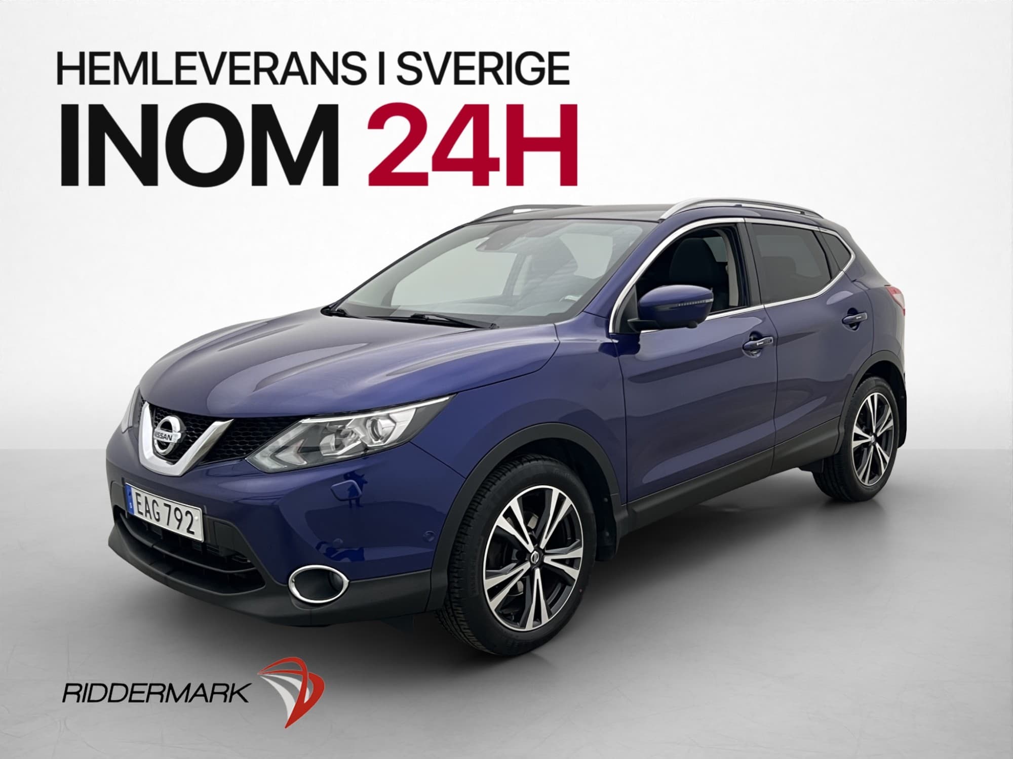 Nissan Qashqai 1.2 DIG-T Tekna Pano 360° Navi Läder BLIS