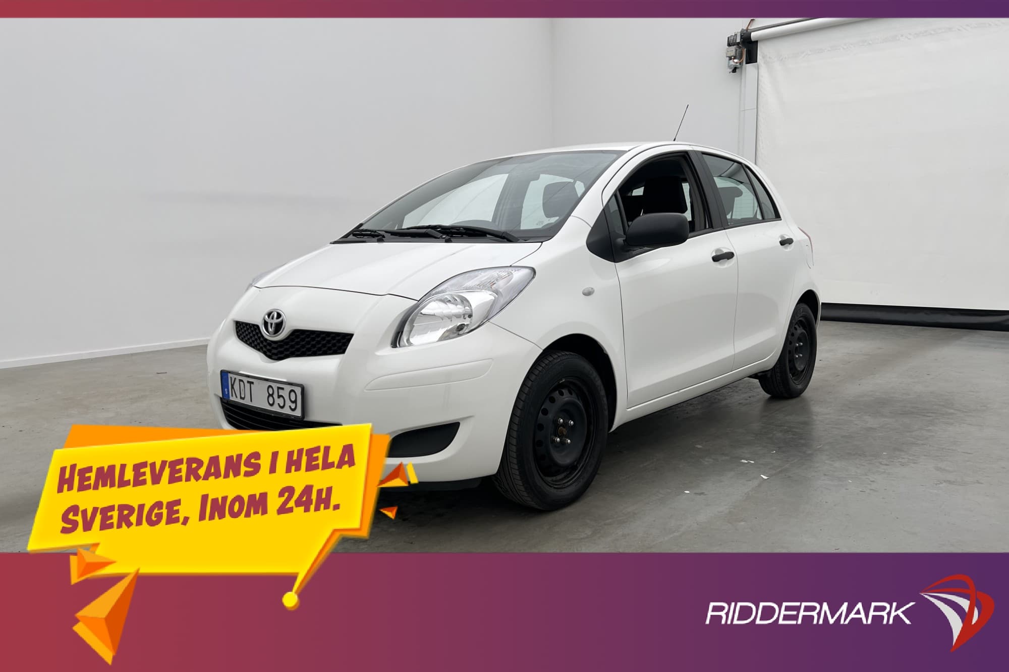 Toyota Yaris 1.33 101hk M&K-Värmare P-Sensorer Dragkrok