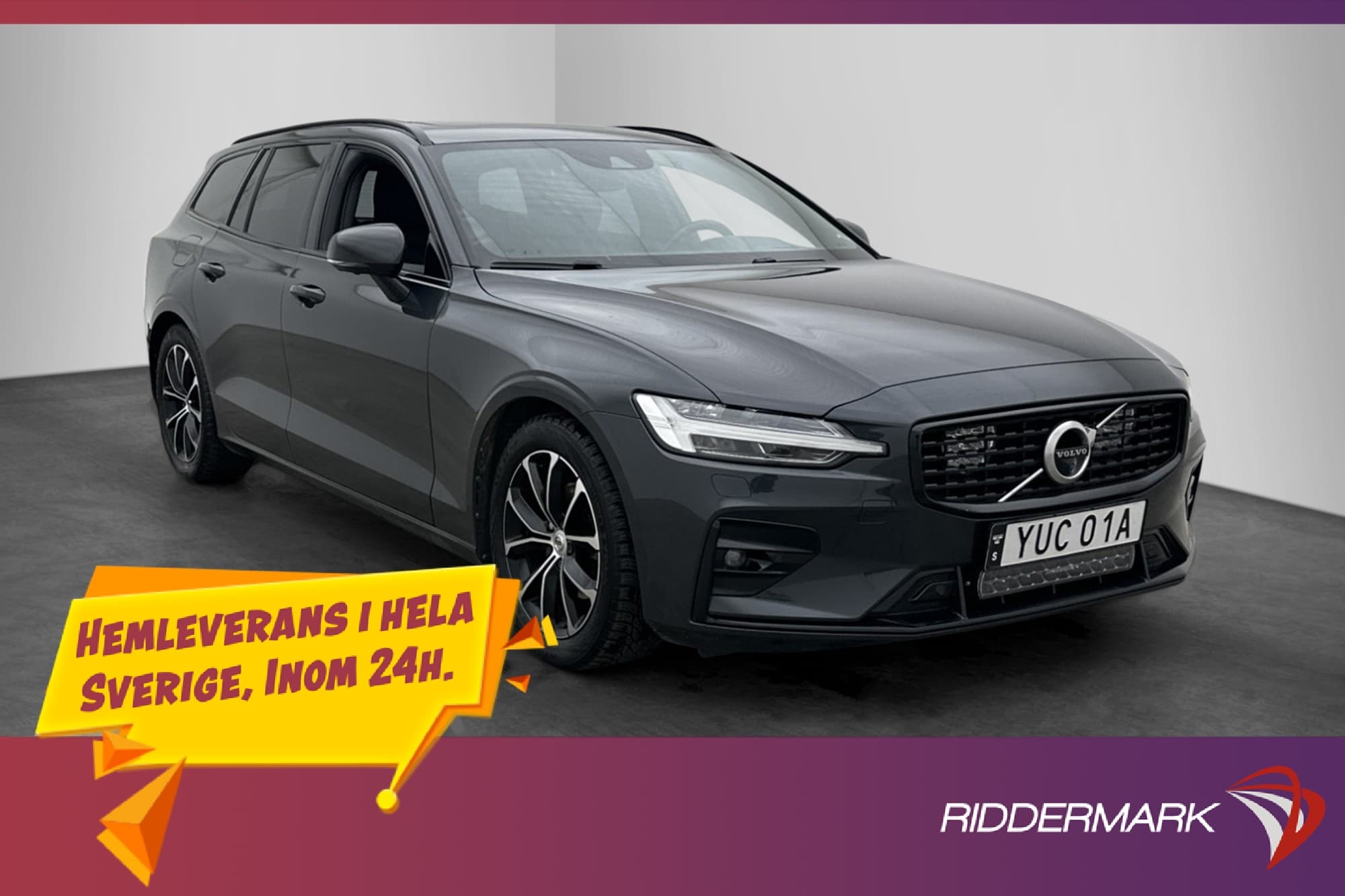 Volvo V60 D4 AWD R-Design Pano H/K HUD 360° Värmare Drag