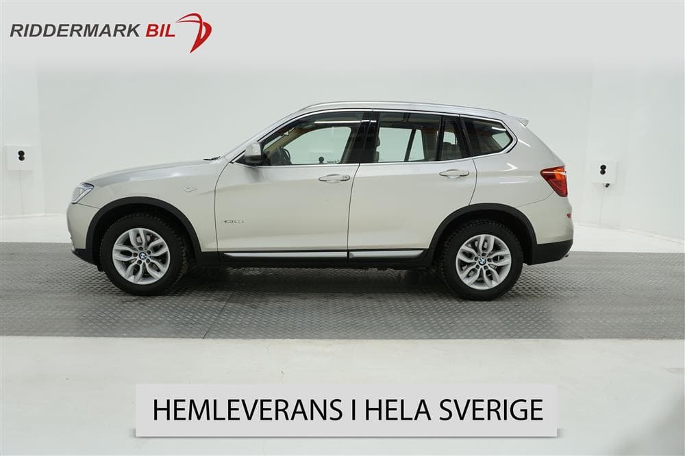 BMW X3 xDrive20d 190hk X-line Navi Drag D-värm Skinn
