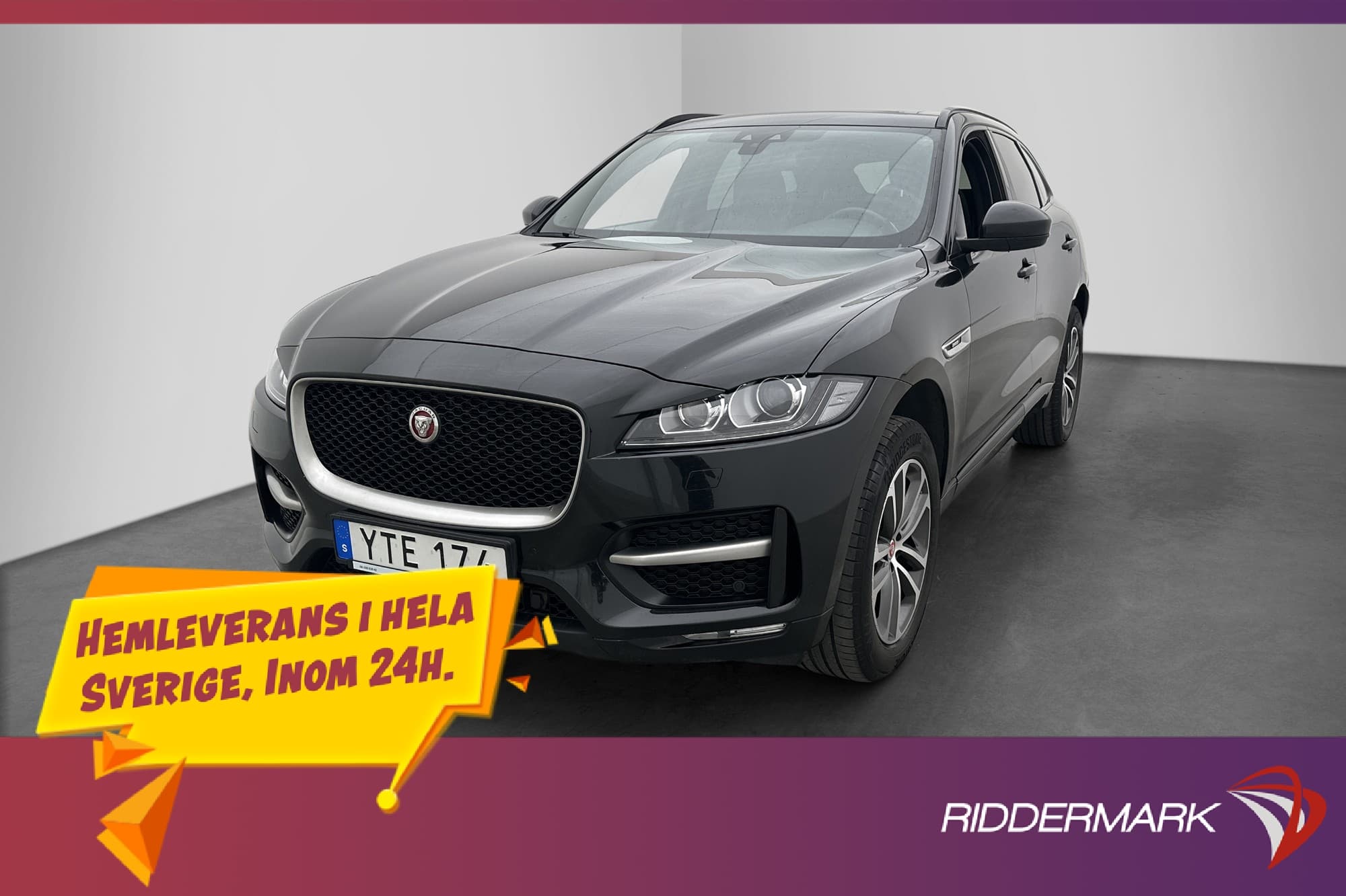 Jaguar F-Pace 25d AWD R-Sport M-Värmare Pano Kamera Skinn