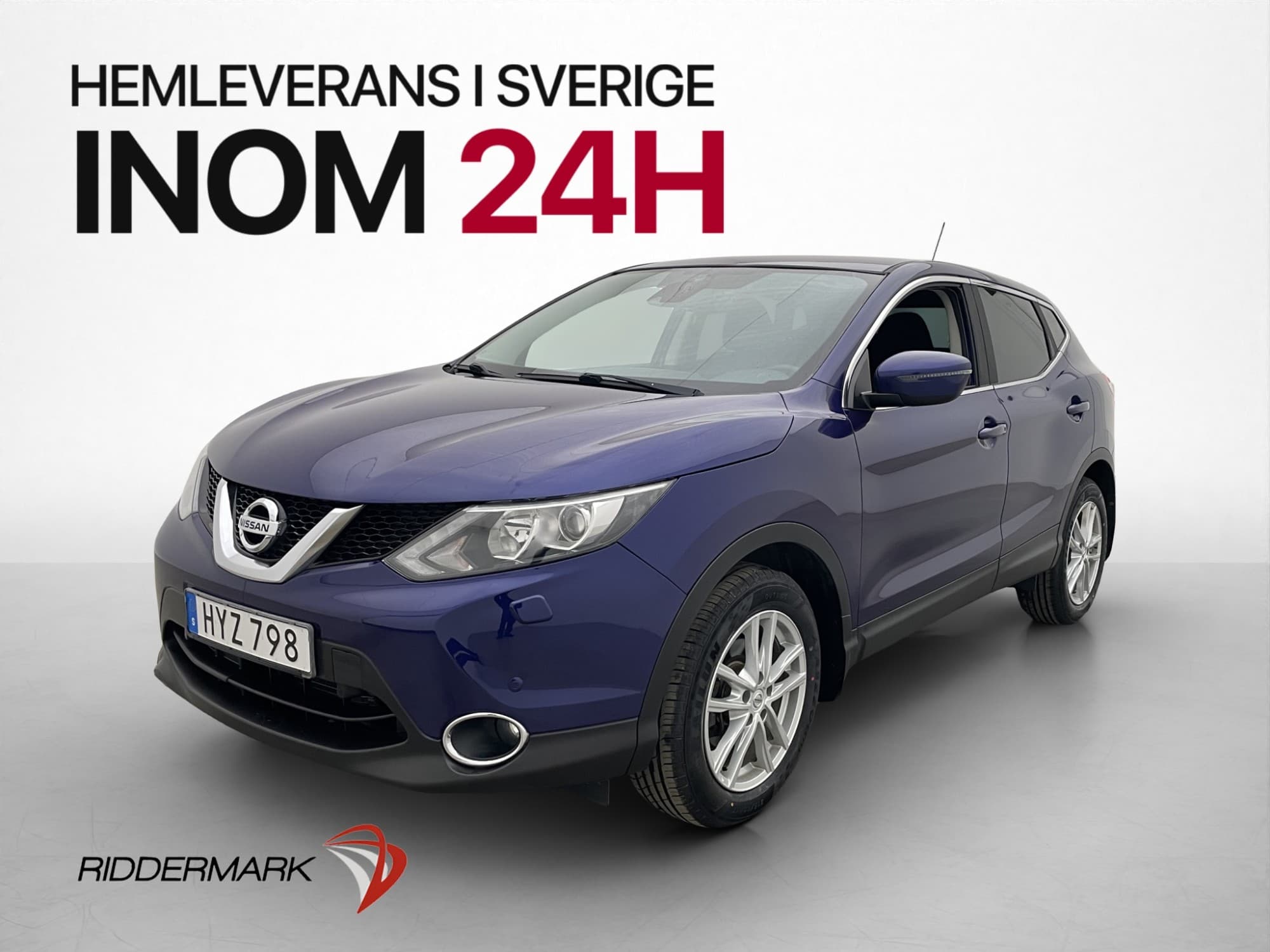Nissan Qashqai 115hk Acenta Kamera Farthållare Lane-Assist
