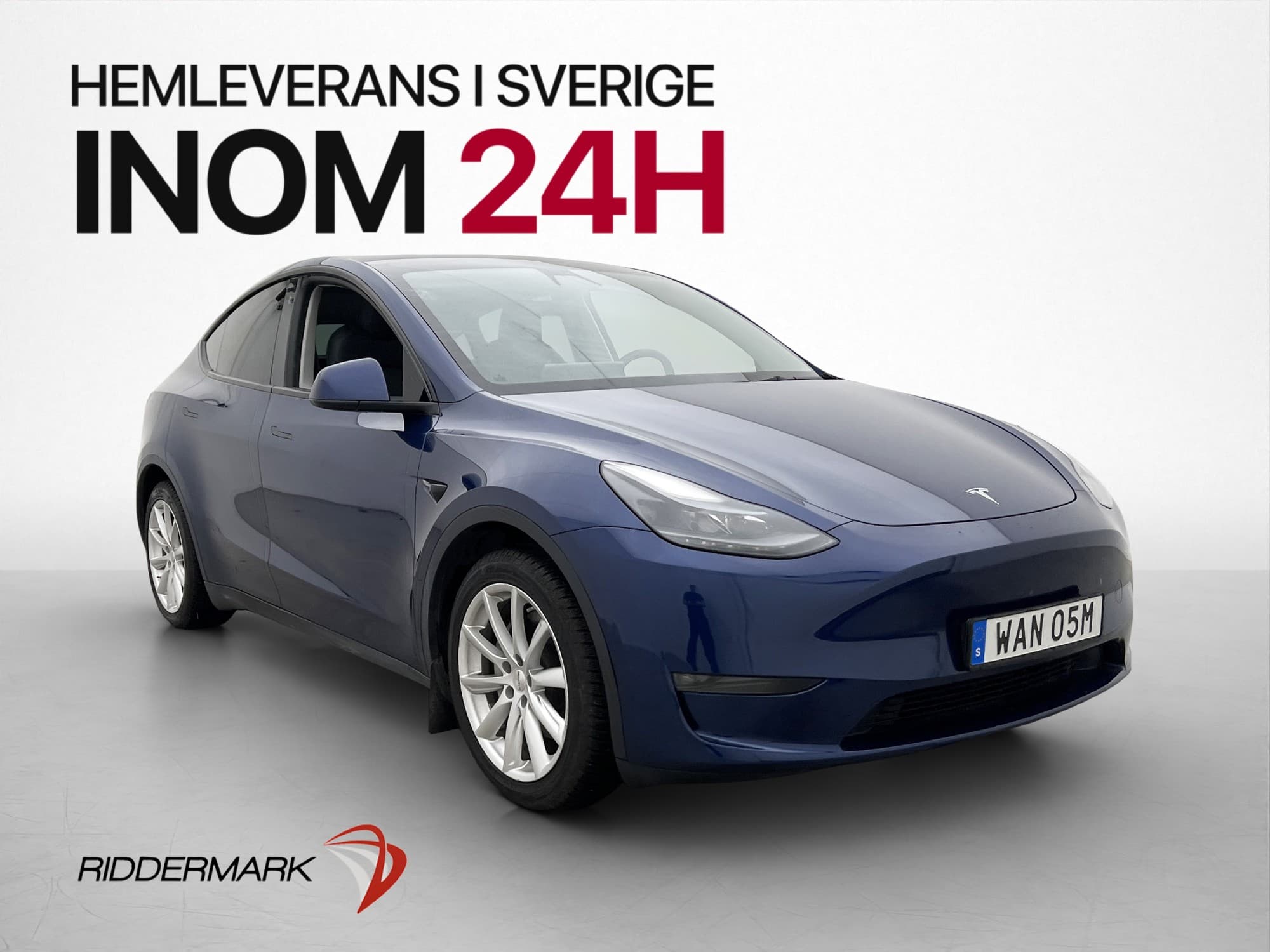 Tesla Model Y Long Range AWD Autopilot Dragkrok Svensksåld