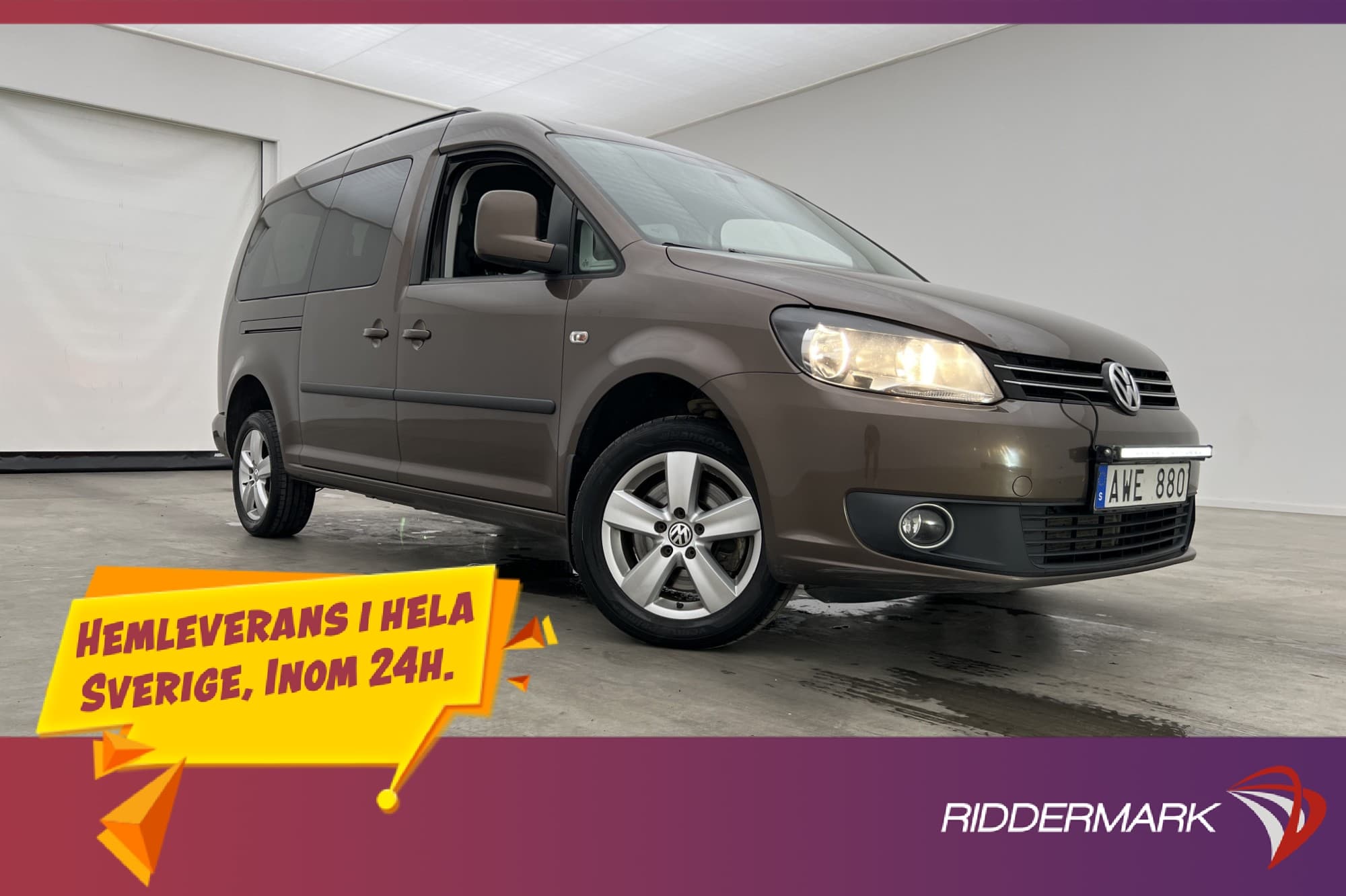 Volkswagen Caddy Maxi Life 2.0TDI 4Motion Värm Drag 7-Sits