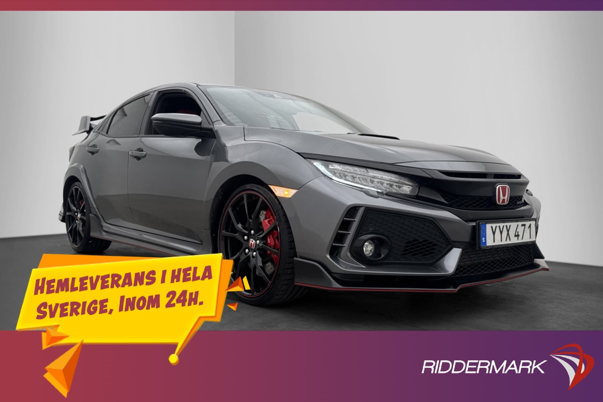 Honda Civic Type R 2.0 320hk GT Sportstolar Kamera Keyless