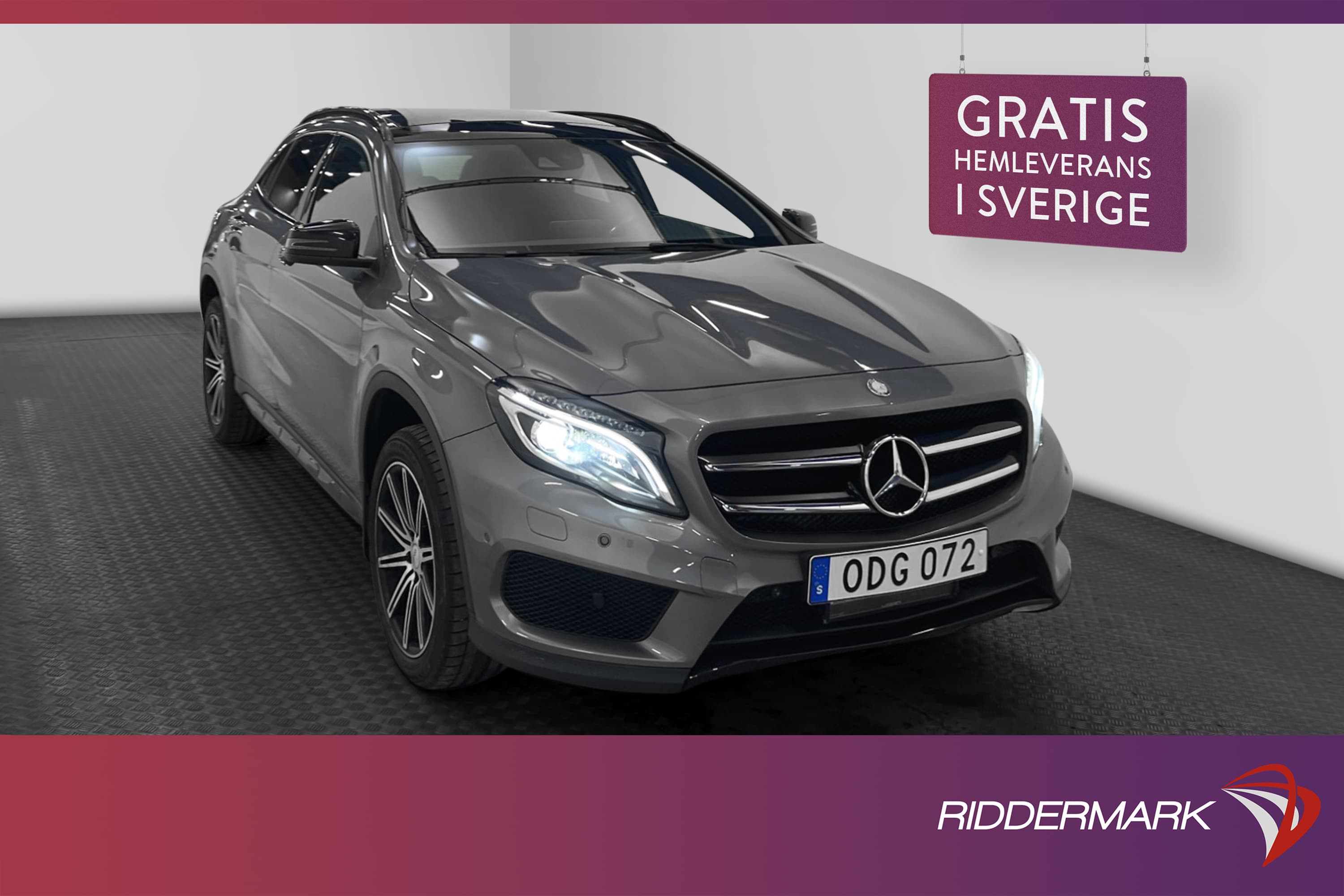 Mercedes-Benz GLA 220 d 4M 177hk AMG Pano H/K Värm Navi Drag