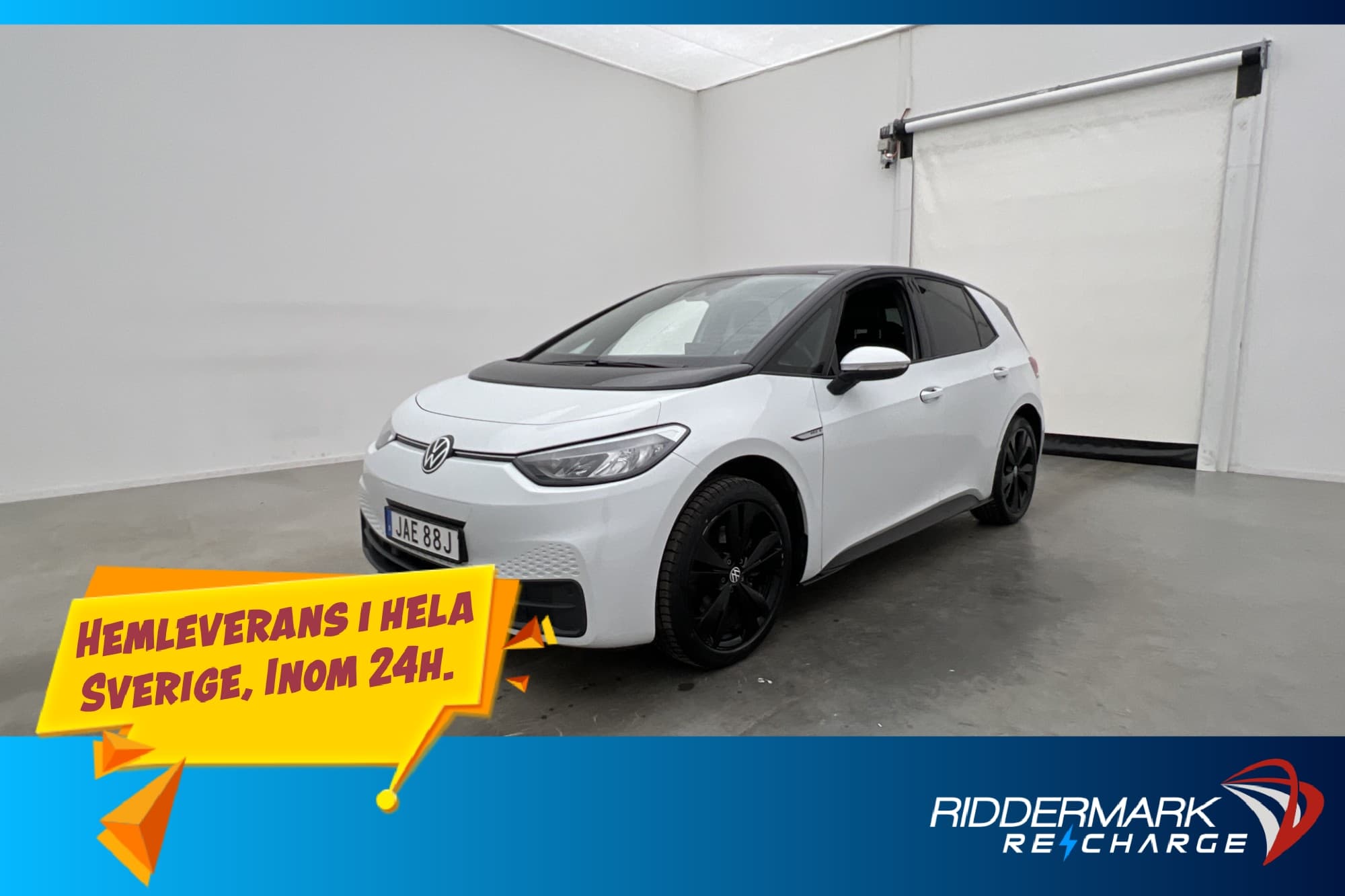 Volkswagen ID.3 Pro S 77kWh Värmare Navi Rattvärme MOMS