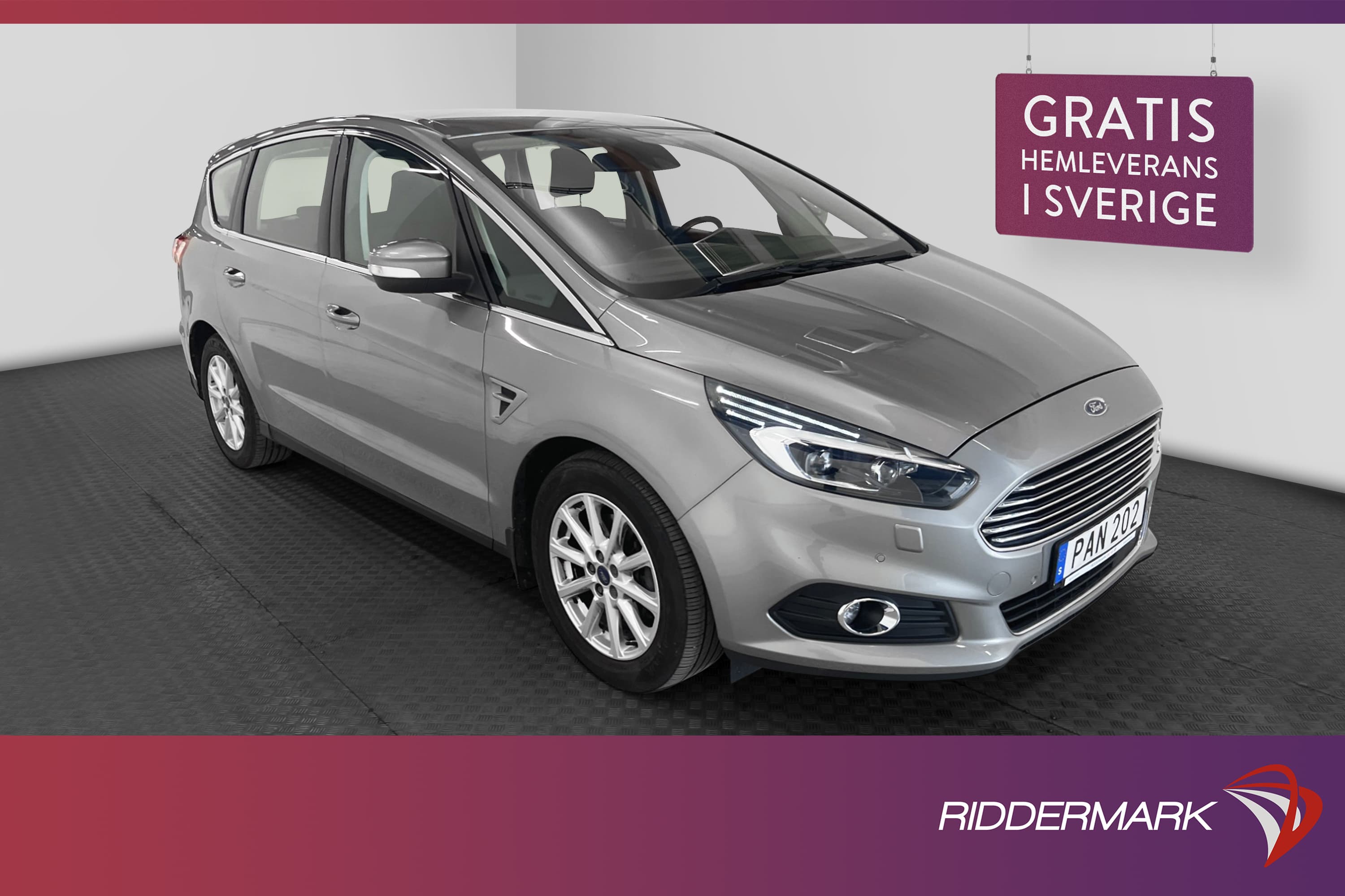 Ford S-Max 2.0 TDCi AWD 180hk 7-sits Värmare Cockpit Drag