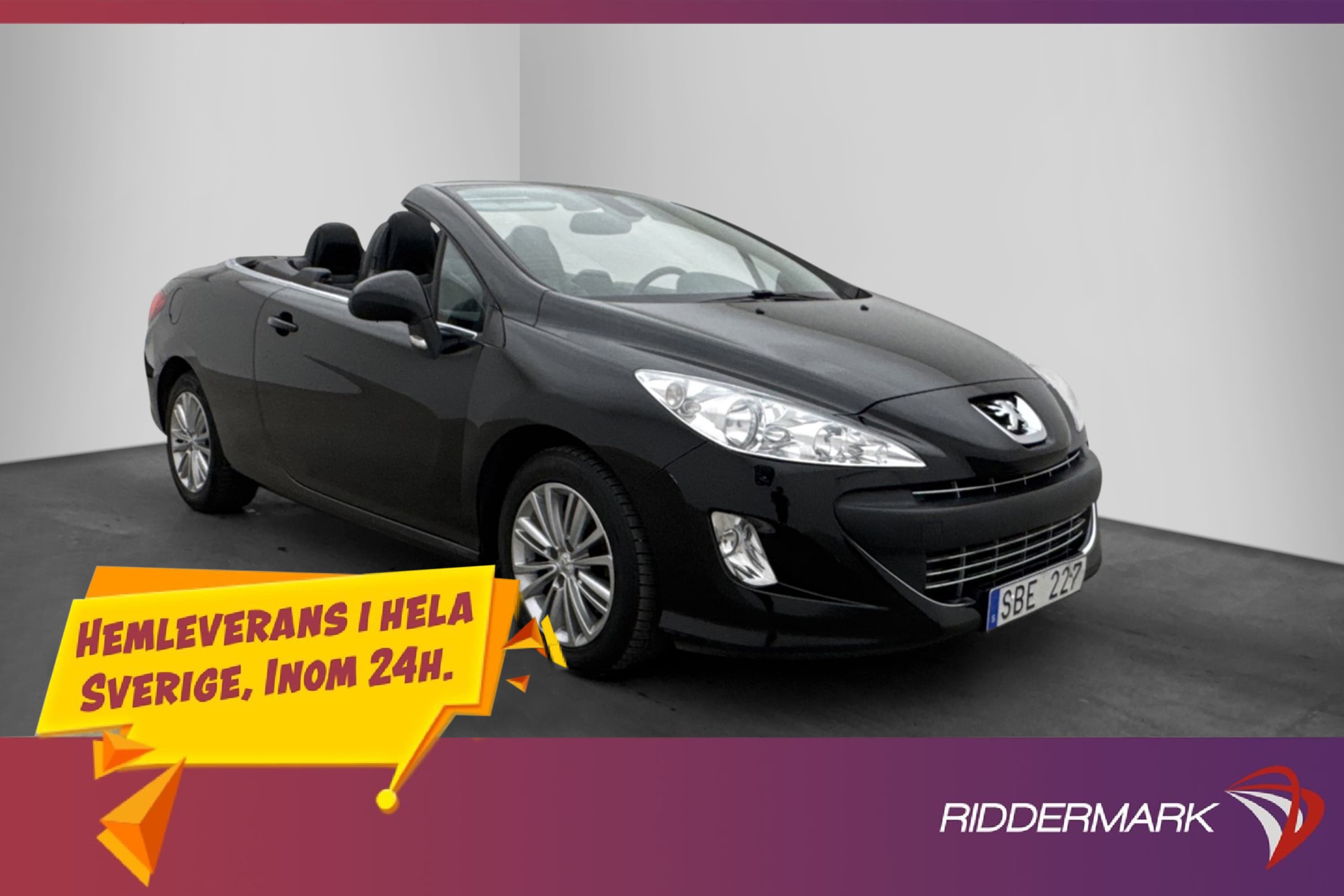 Peugeot 308 CC 1.6 THP 156hk 3 Brukare Navi Skinnklädsel