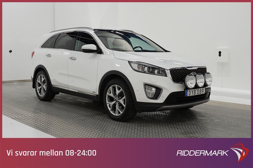 Kia Sorento 2.2 CRDi 200hk AWD 7-Sits Skinn Pano B-Kamera