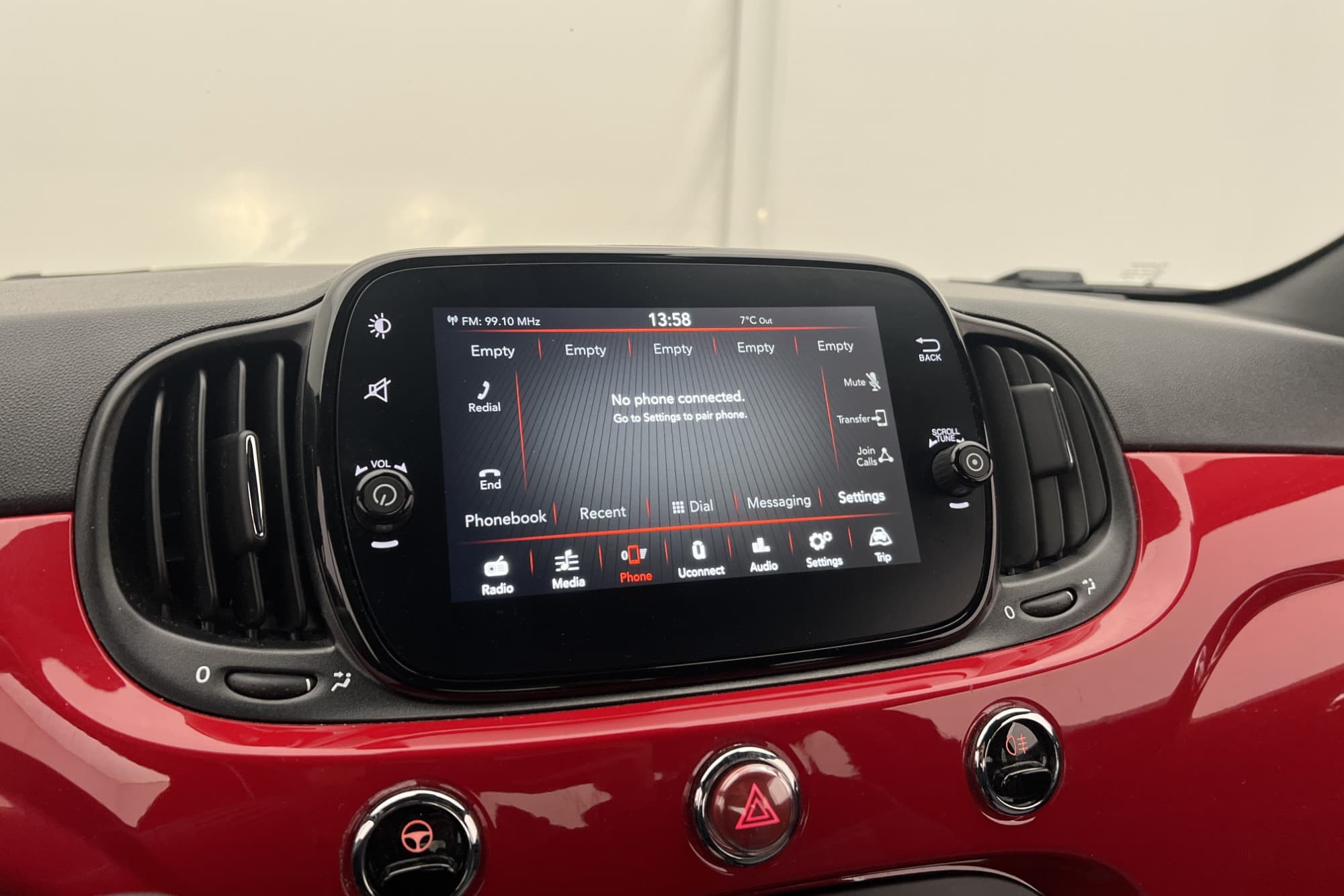 Fiat 500 C 1.2 69hk Lounge Farthållare P-Sensorer Bluetooth