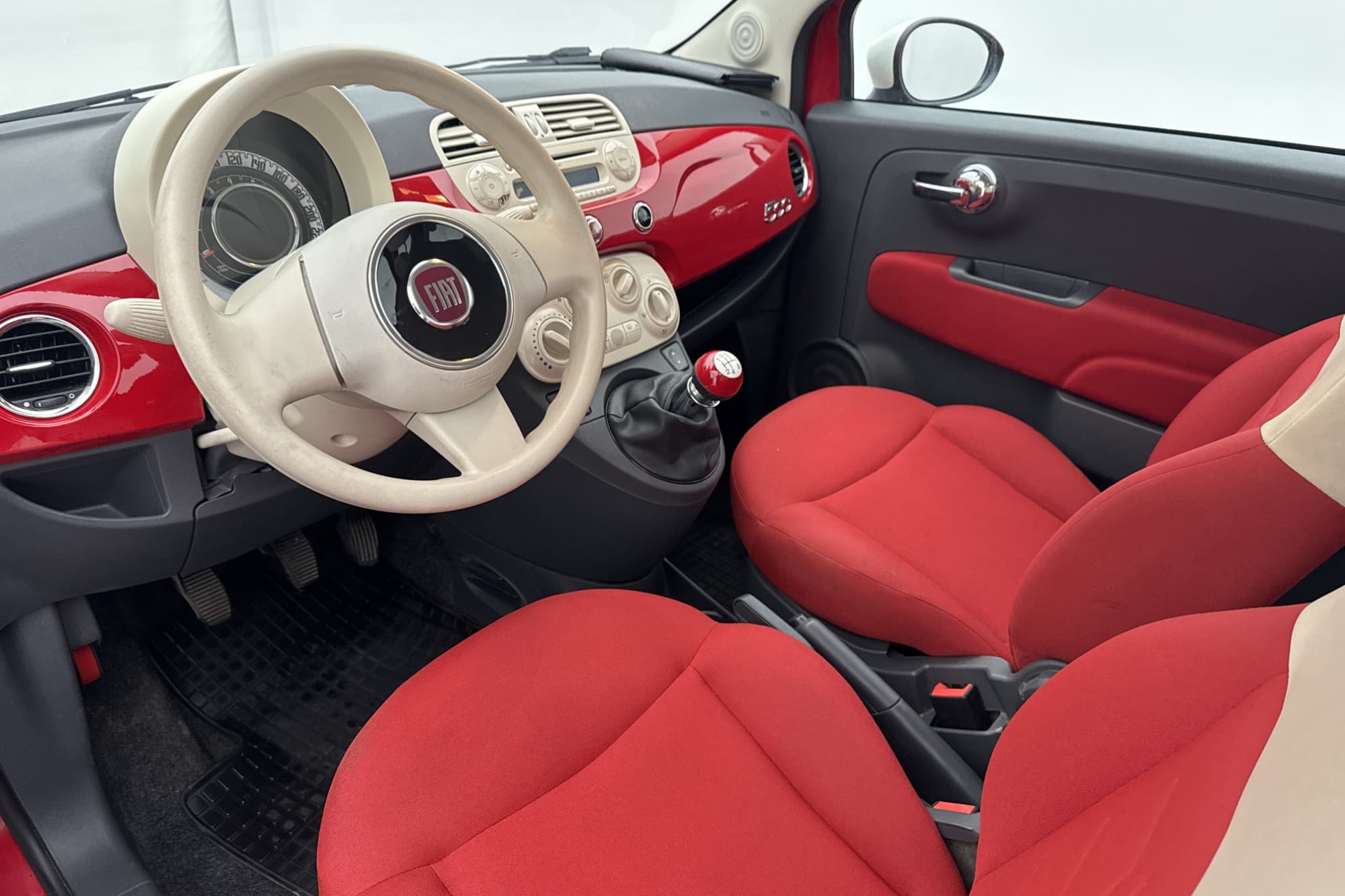 Fiat 500 1.2 8V Manuell 69hk Pop Halvskinn 0.48l/mil