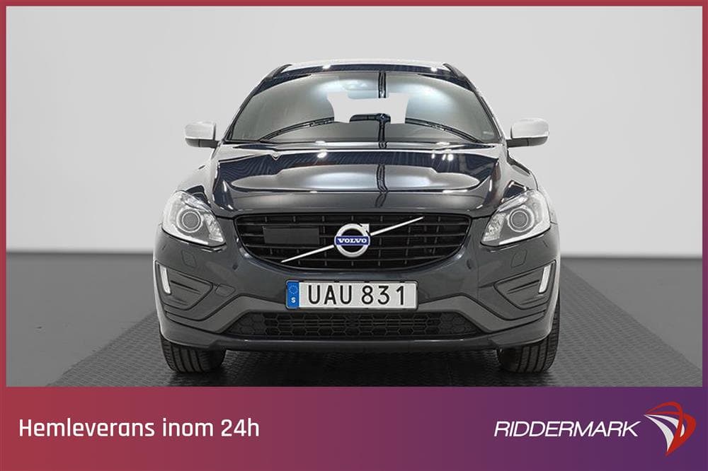 Volvo XC60 D4 190hk R-Design D-Värm VOC Skinn BLIS 0,45l/milexteriör