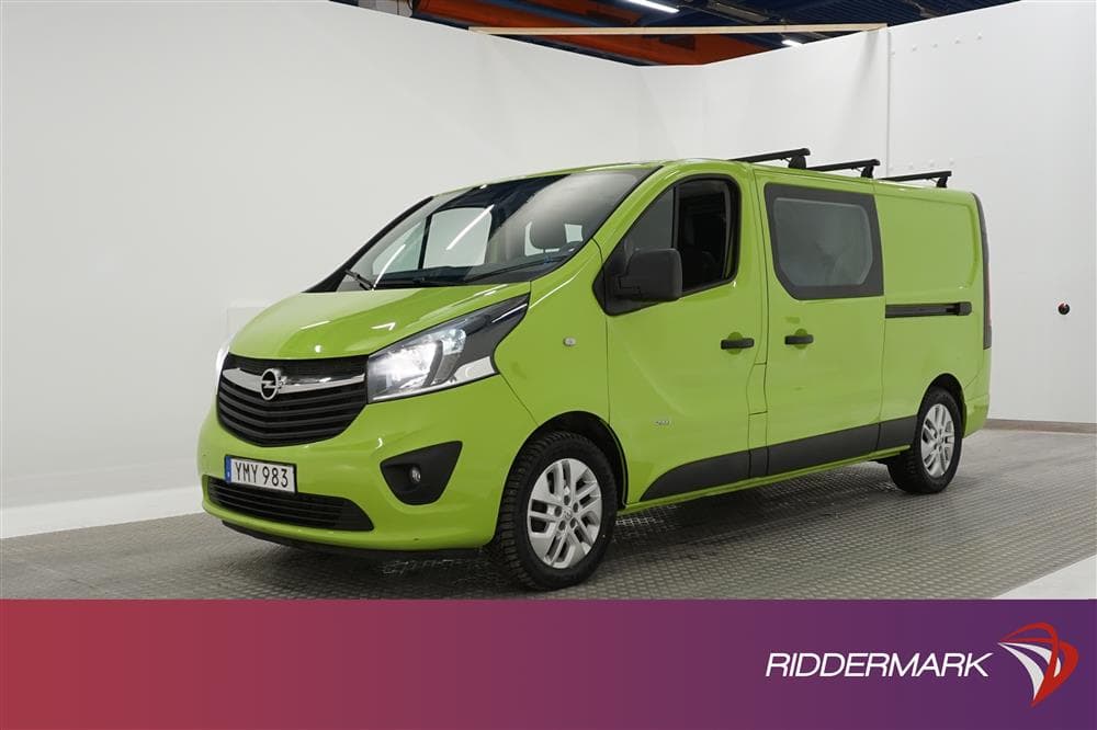 Opel Vivaro Crew 1.6CDTI 145hk Eu6 L2H1 Värmare Navi Moms