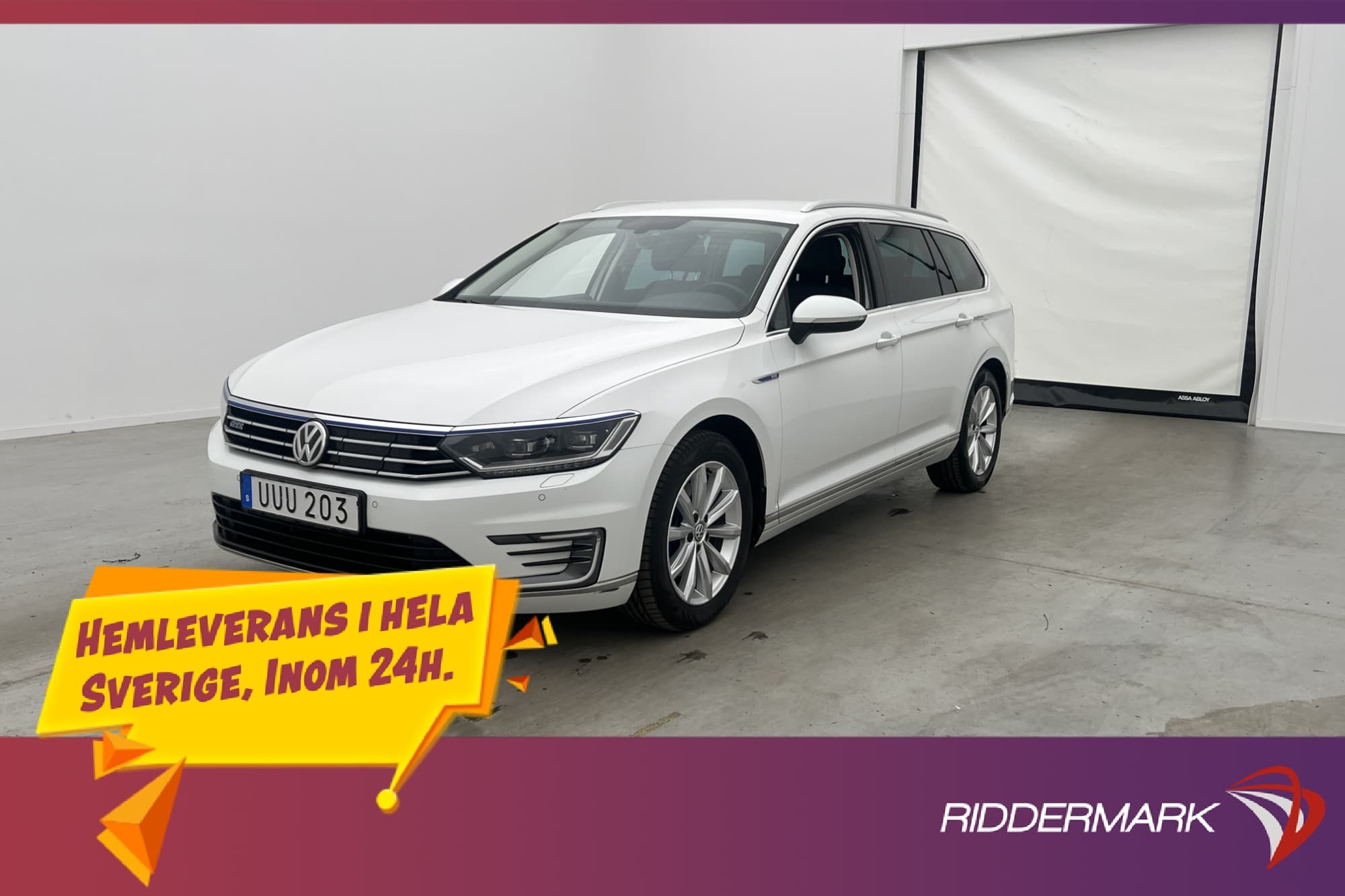 Volkswagen Passat GTE Värmare Drag Kamera CarPlay
