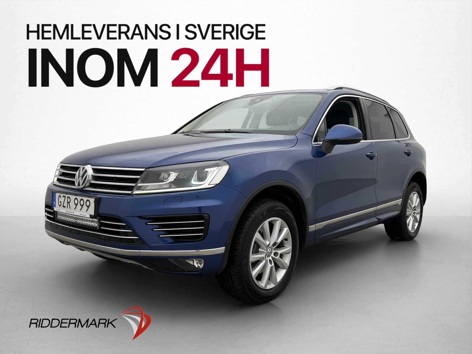 Volkswagen Touareg V6 262hk 4M R-Line Kamera Värm Skinn Drag