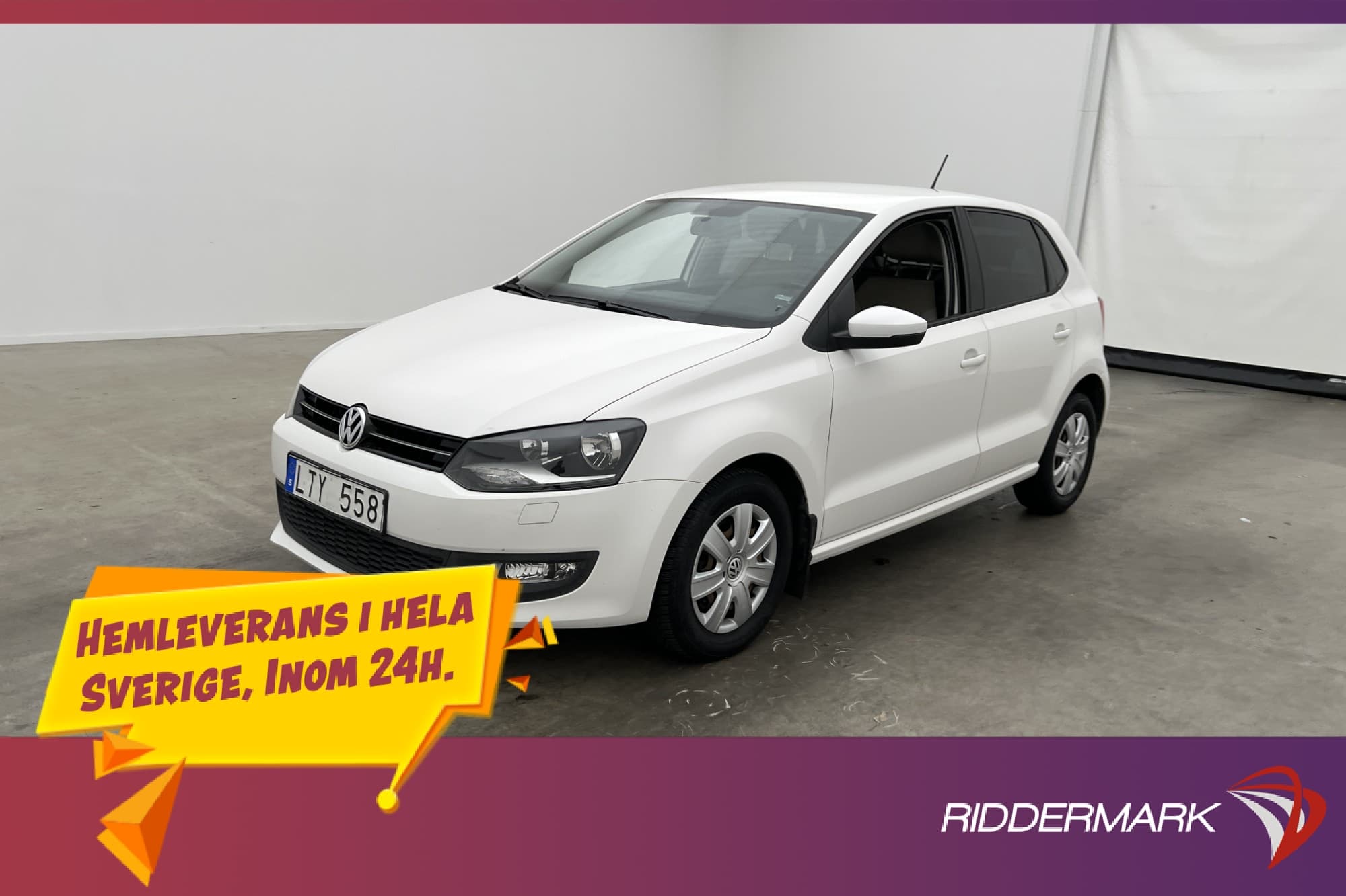 Volkswagen Polo 1.6 TDI 90hk Comfortline P-Sensorer 