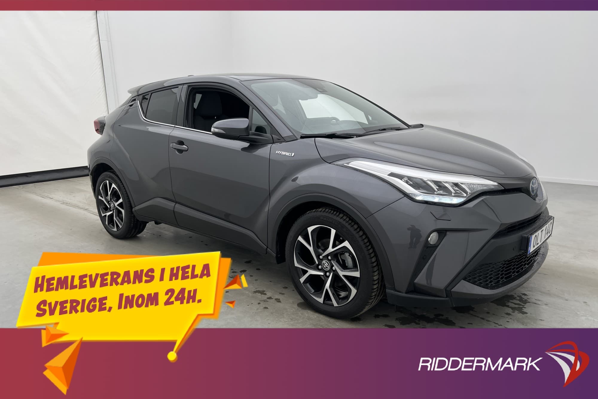 Toyota C-HR Hybrid 122hk X-Edition Dragkrok Kamera Rattvärme
