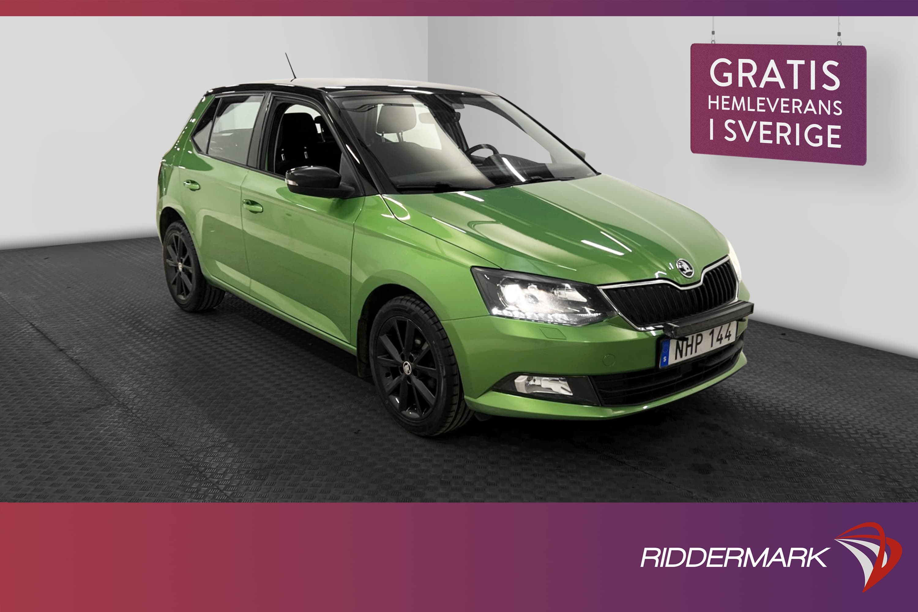 Skoda Fabia 1.2 TSI 90hk Style 2 Brukare Låg Skatt P-sensor