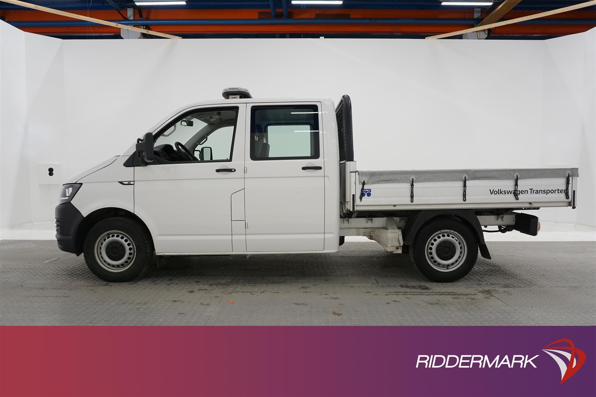 Volkswagen Transporter 2.0TDI Dubbelhytt Flak Värmare Moms