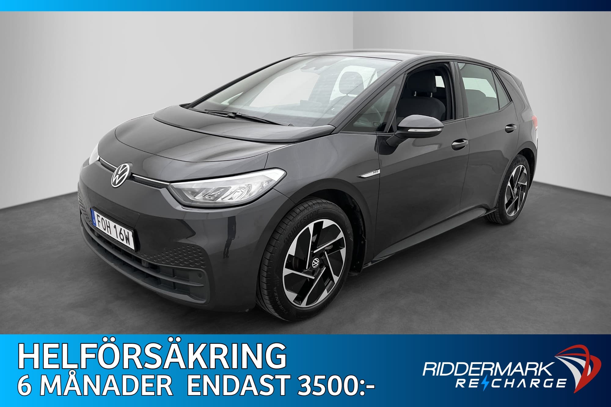 Volkswagen ID.3 Pro Performance Värmare Rattvärme Navi MOMS