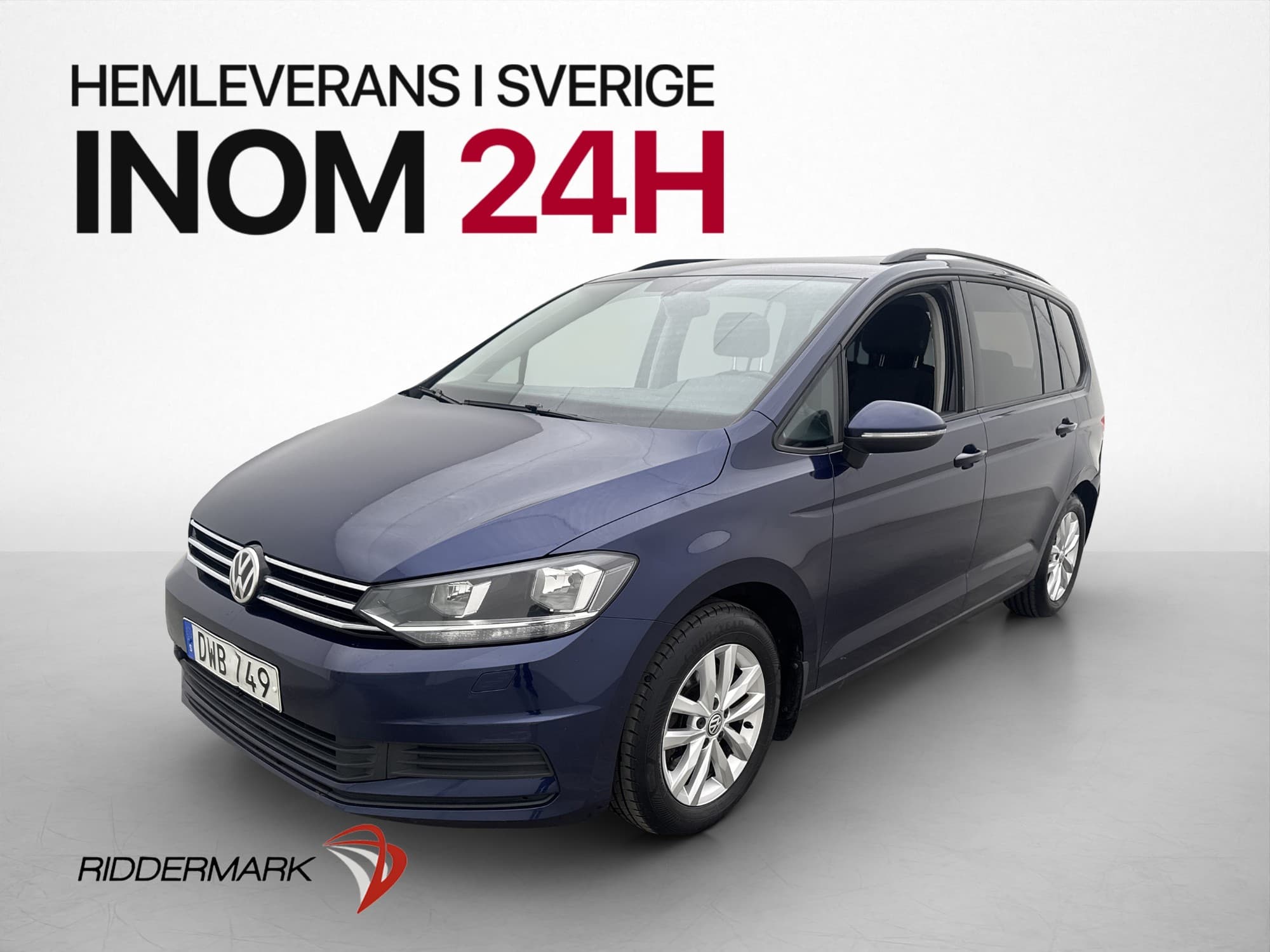 Volkswagen Touran 1.4 TSI 150hk 7-Sits Kamera Drag Värmare