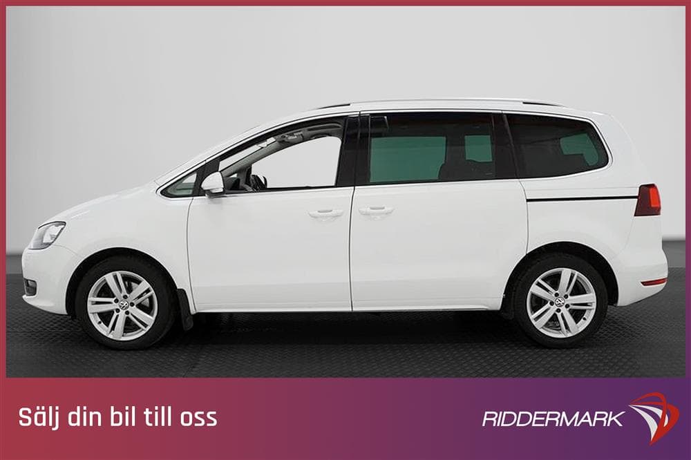 Volkswagen Sharan 150hk 7-Sits Pano B-Kamera Drag 0,47l/milexteriör