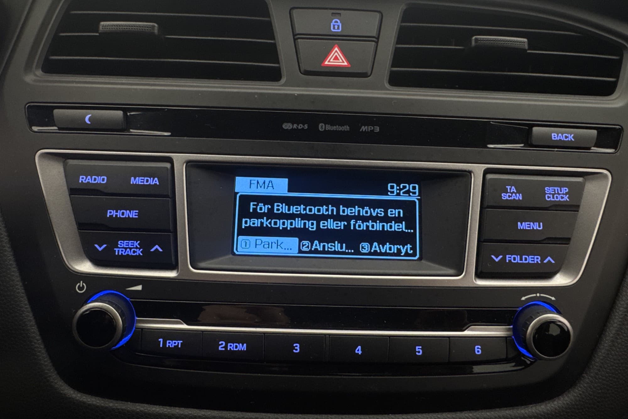 Hyundai i20 1.2 75hk Rattvärme Bluetooth