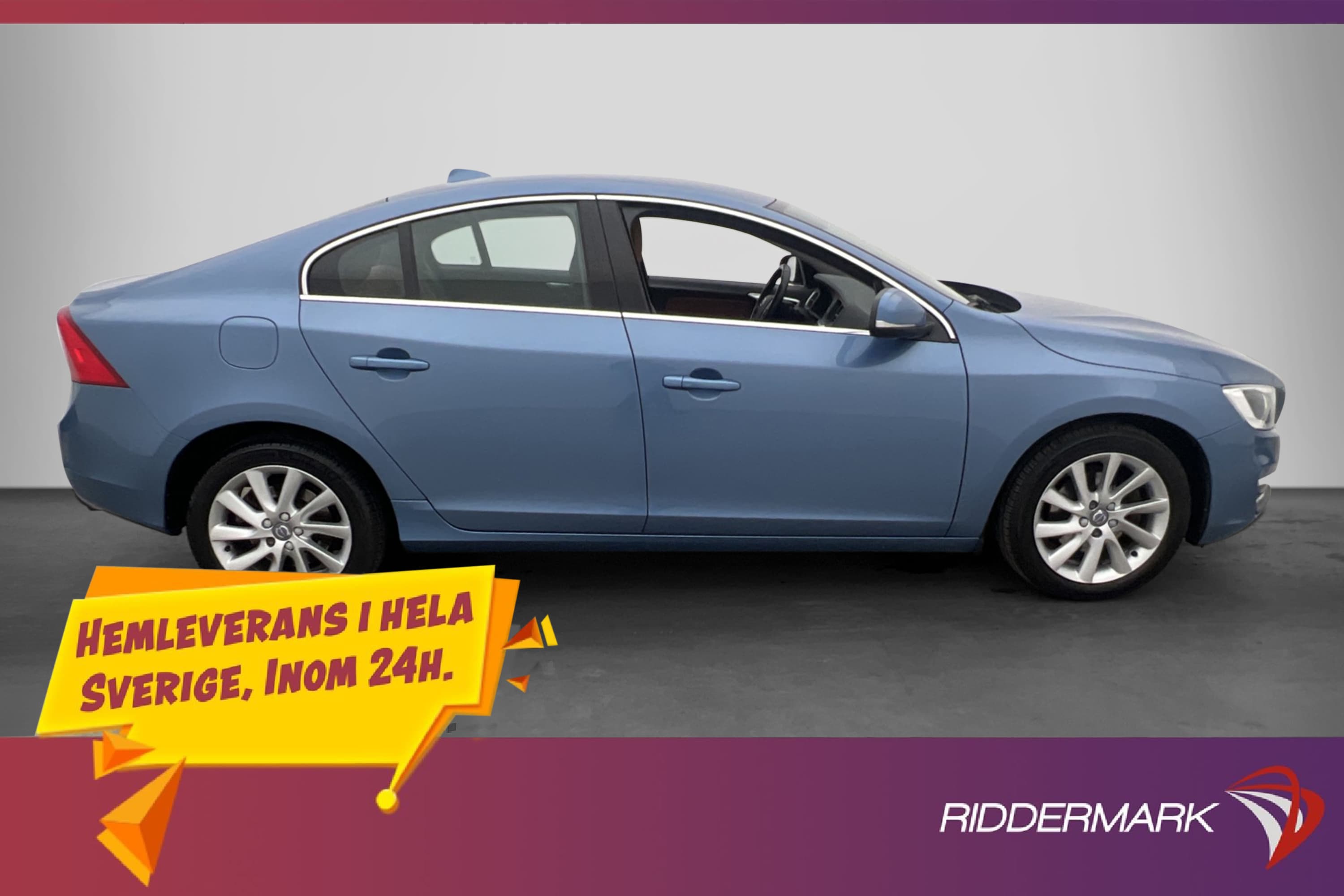 Volvo S60 T4 Geartronic 190hk Summum Skinn Värmare 4215mil!