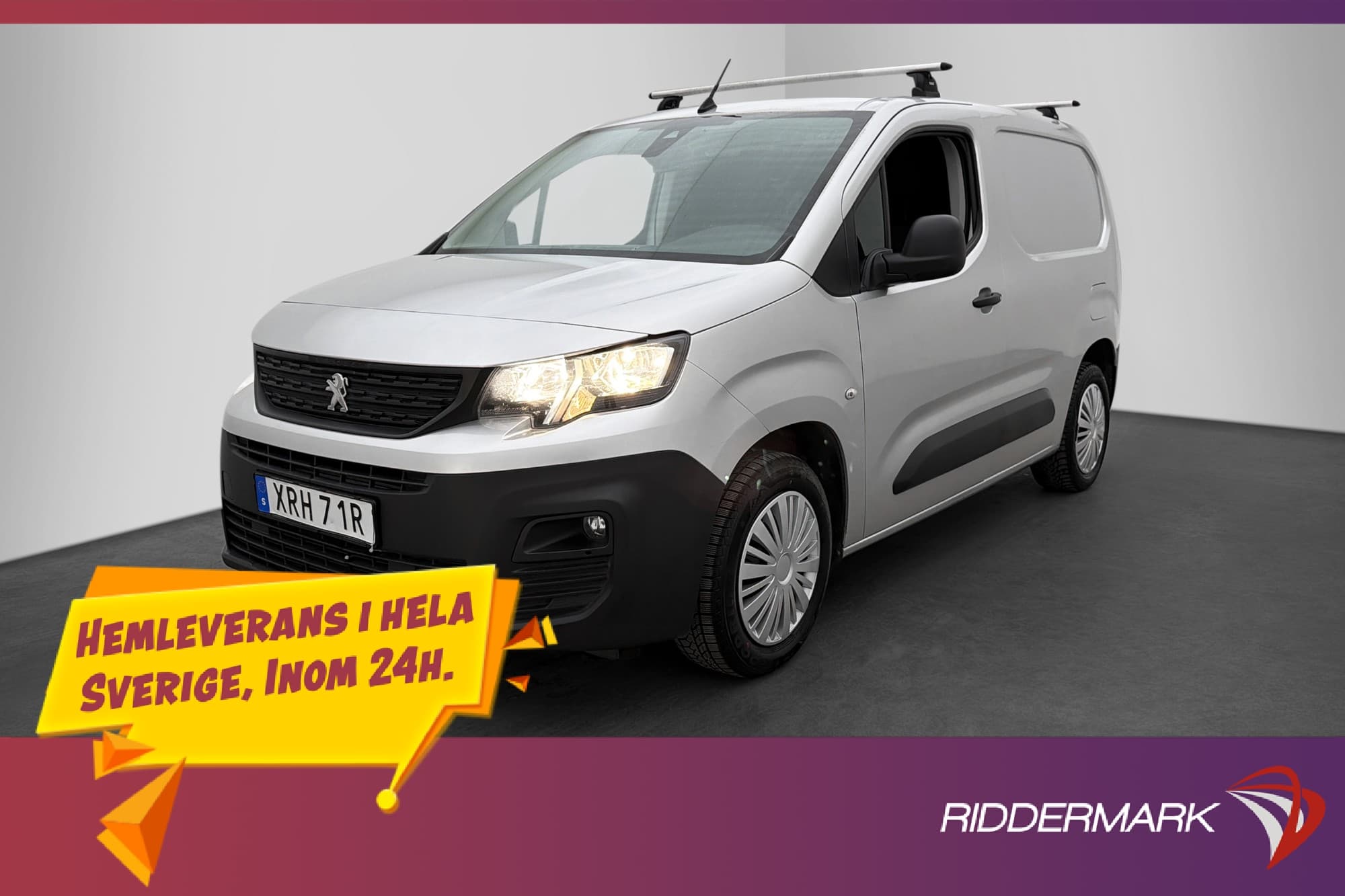 Peugeot Partner Skåpbil L1 130hk 3-Sits Värmare Drag MOMS