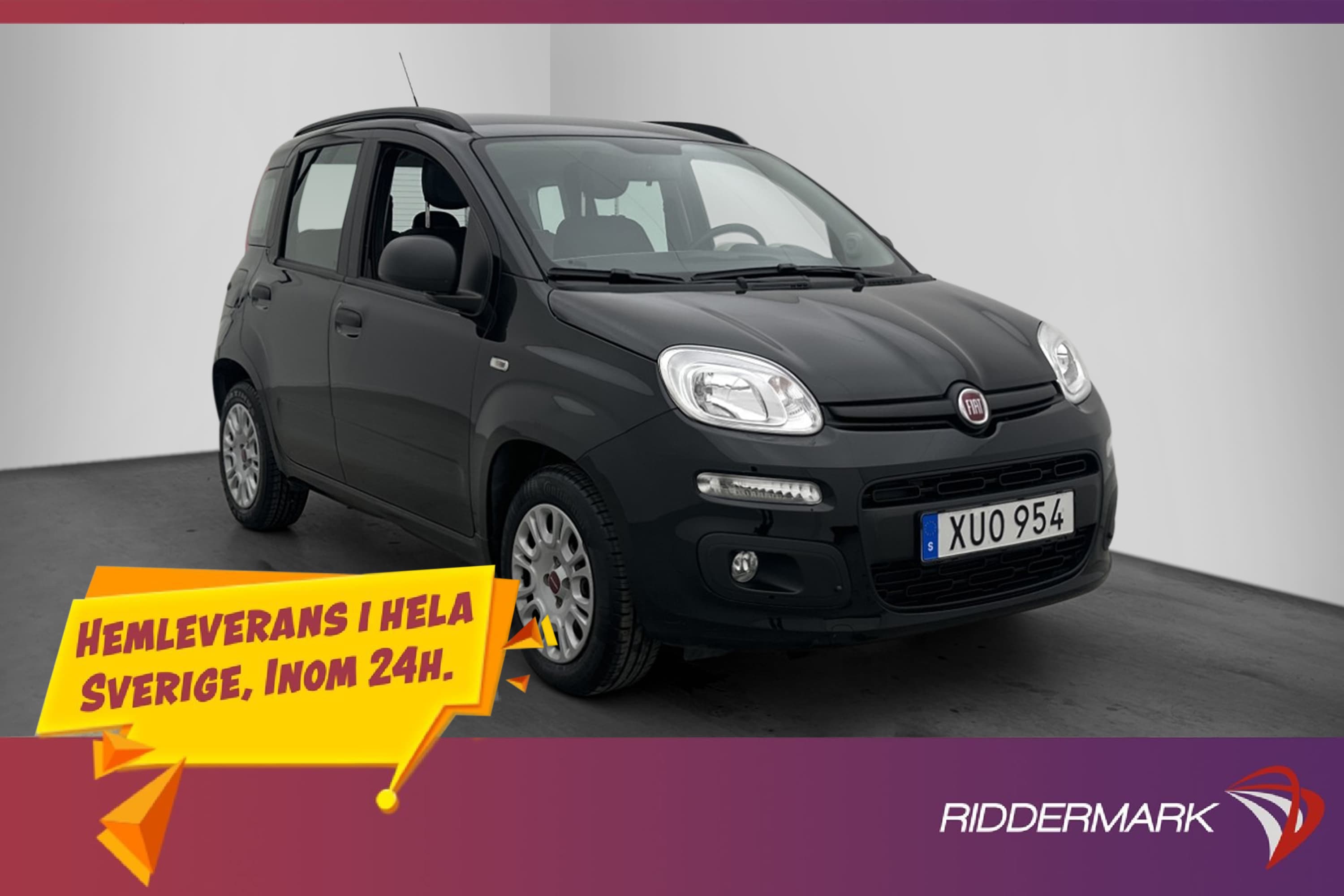 Fiat Panda 1.2 69hk 1-Ägare 2490 Mil 0.51L/Mil