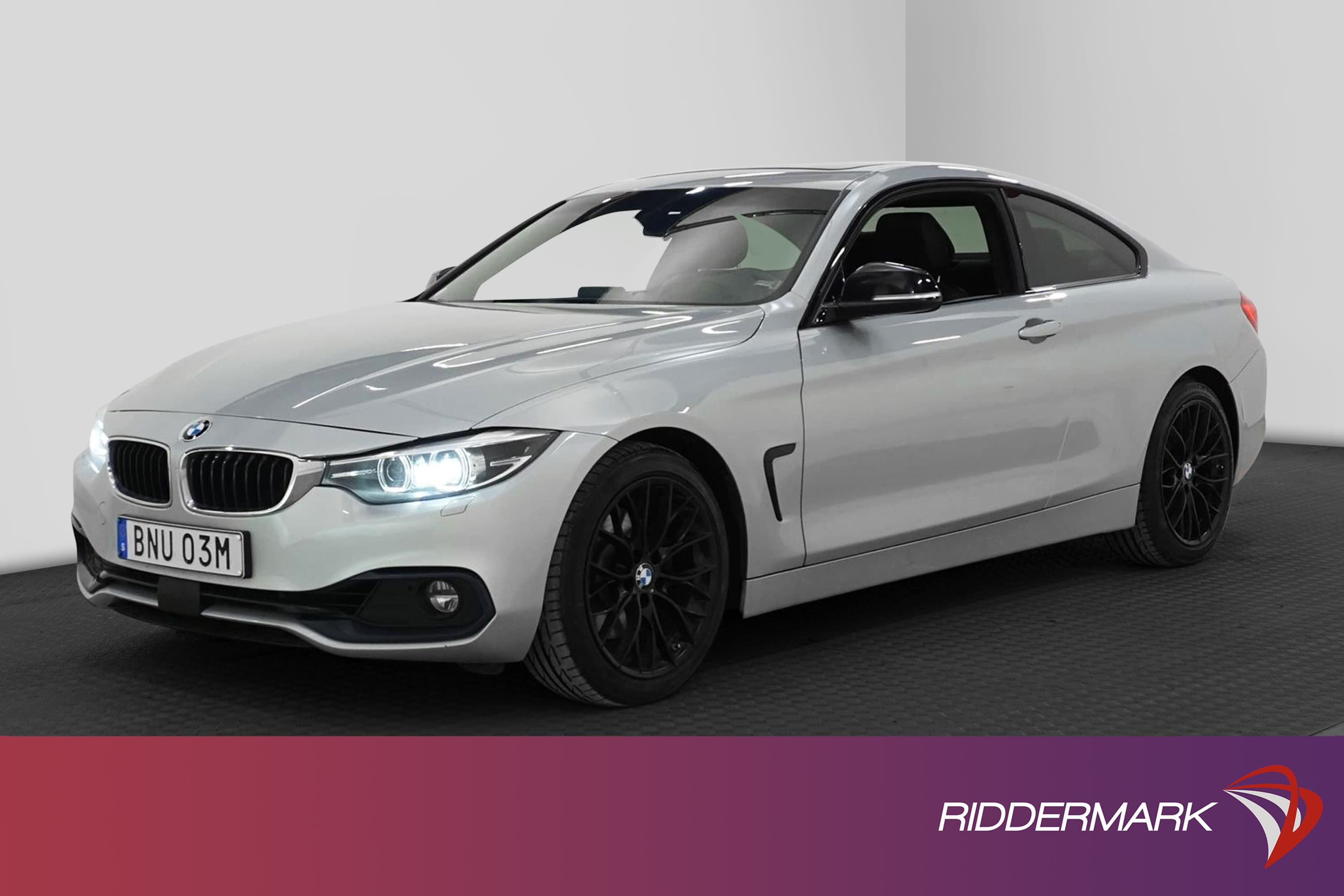 BMW 430i Coupé 252hk Sportline Taklucka H/K Skinn  MOMS
