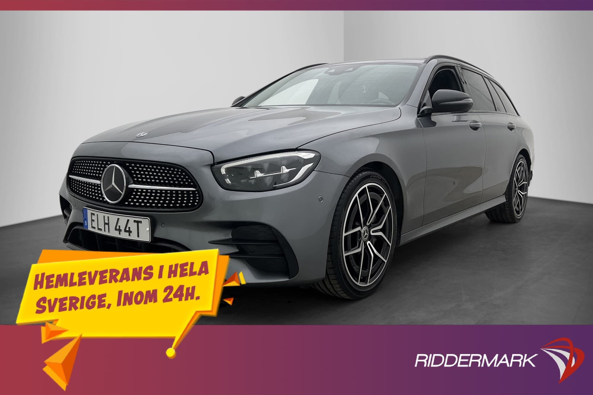 Mercedes-Benz E 220 T d 4M AMG Wide Kamera Navi Dragkrok