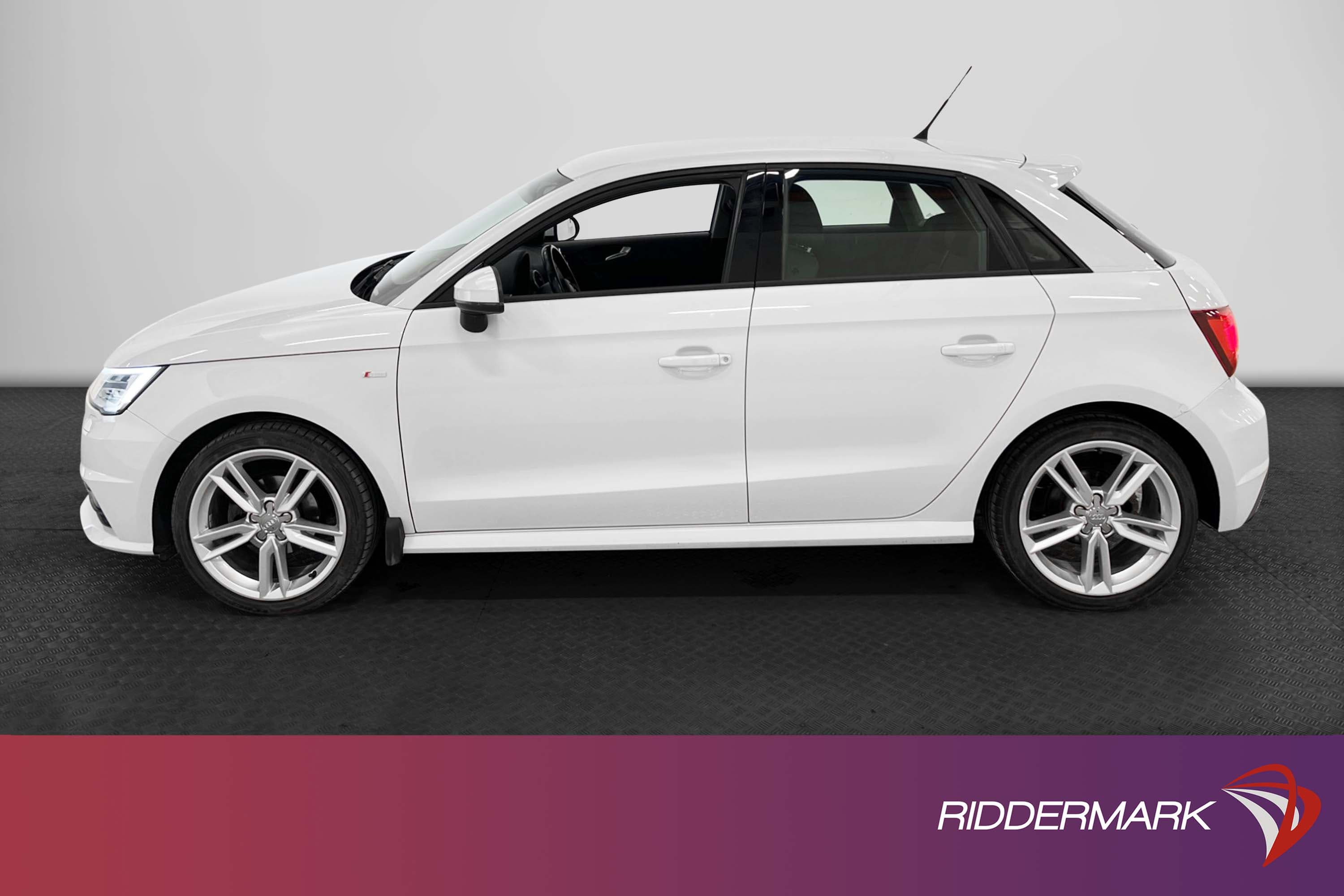 Audi A1 1.0 TFSI 95hk S-Line Nyservad Bluetooth P-sensorer