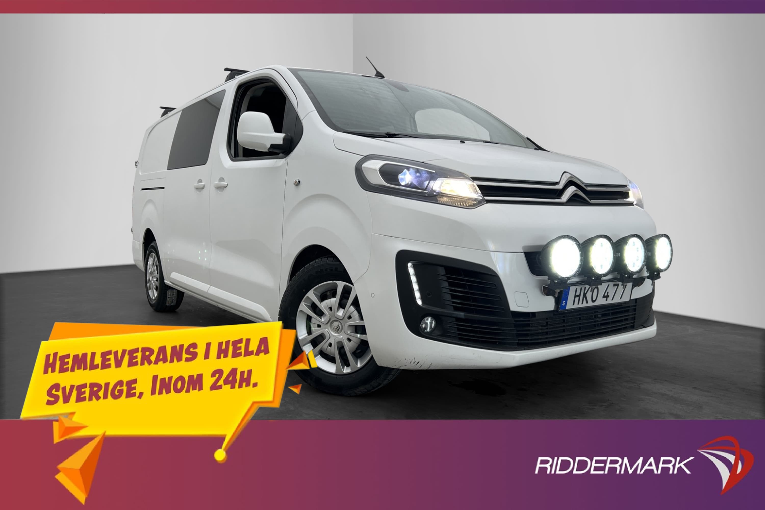 Citroën Jumpy CrewVan Ny-Kamrem Värm Drag B-Kam CARPLAY Moms