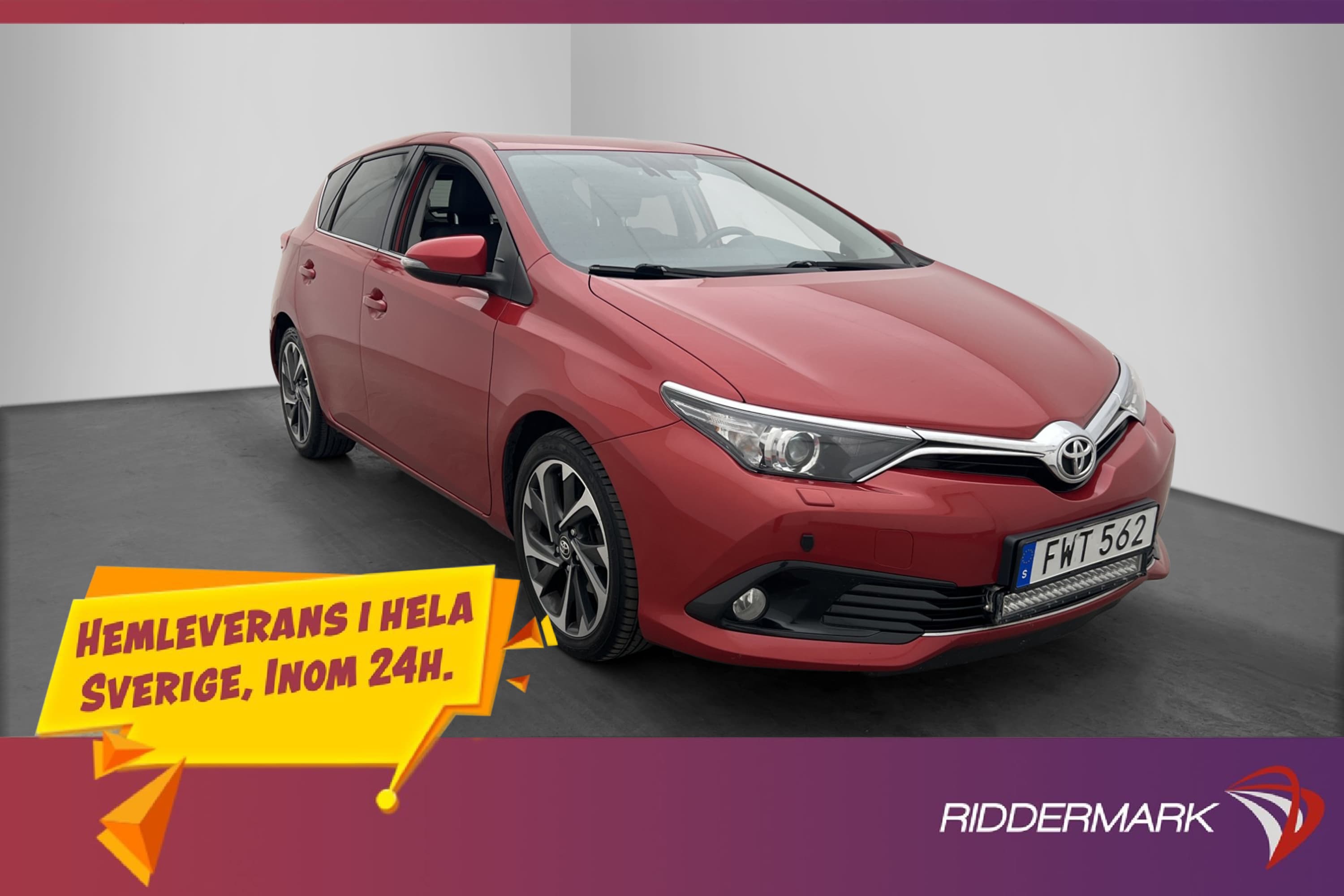 Toyota Auris 1.6 112hk Active Plus Dragkrok Kamera Värmare