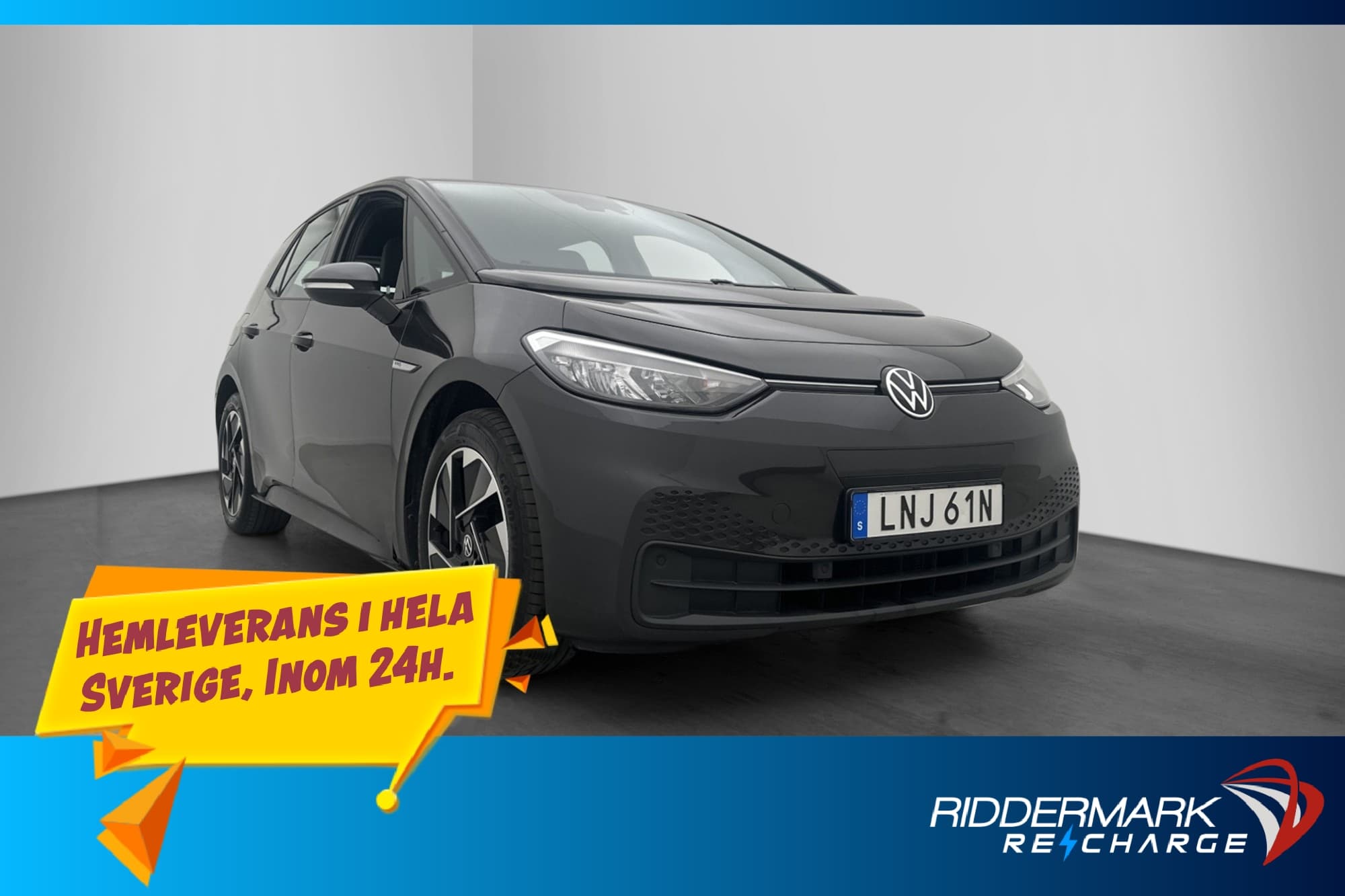 Volkswagen ID.3 Pro Performance 204hk Life Värmare CarPlay