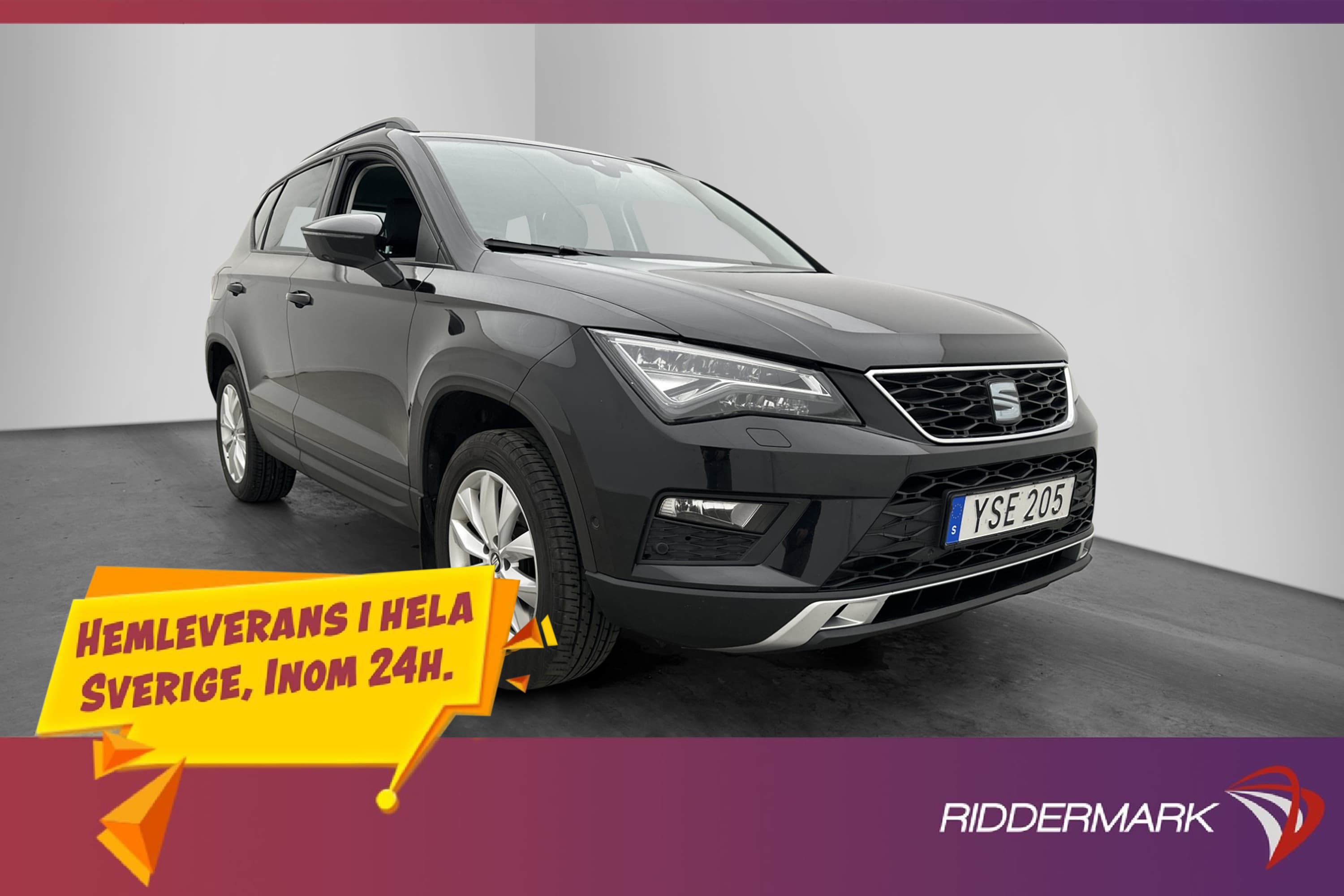 SEAT Ateca 1.4 EcoTSI 150hk CarPlay P-Sensorer Adaptiv Drag