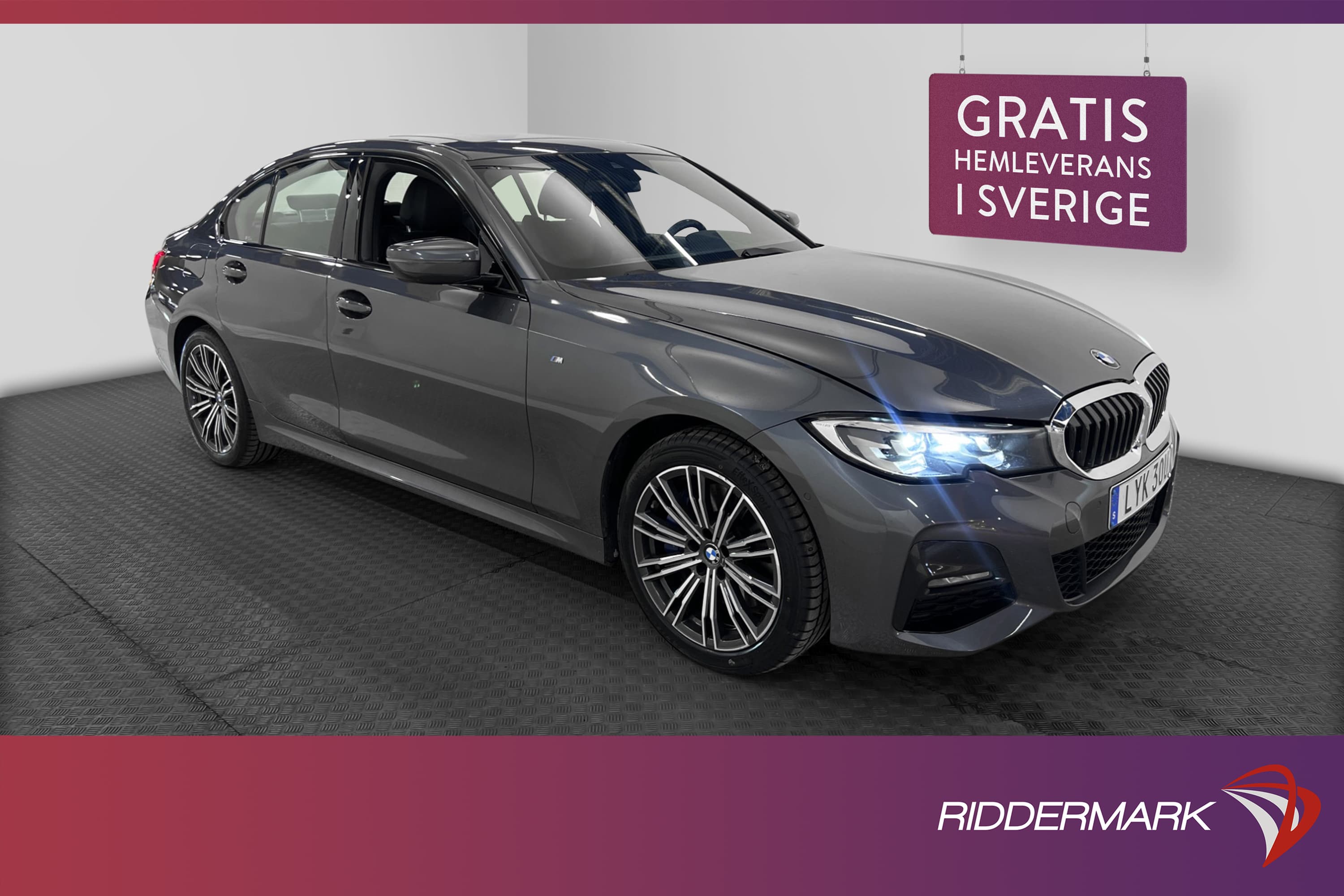 BMW 330 e Sedan 292hk M-Sport Taklucka H/K HUD Kamera MOMS