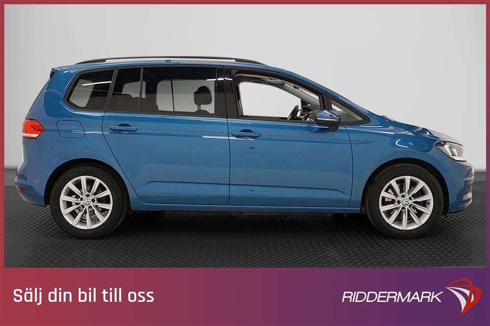 Volkswagen Touran 110hk 7-sits Backkamera Drag 2-Brukareexteriör
