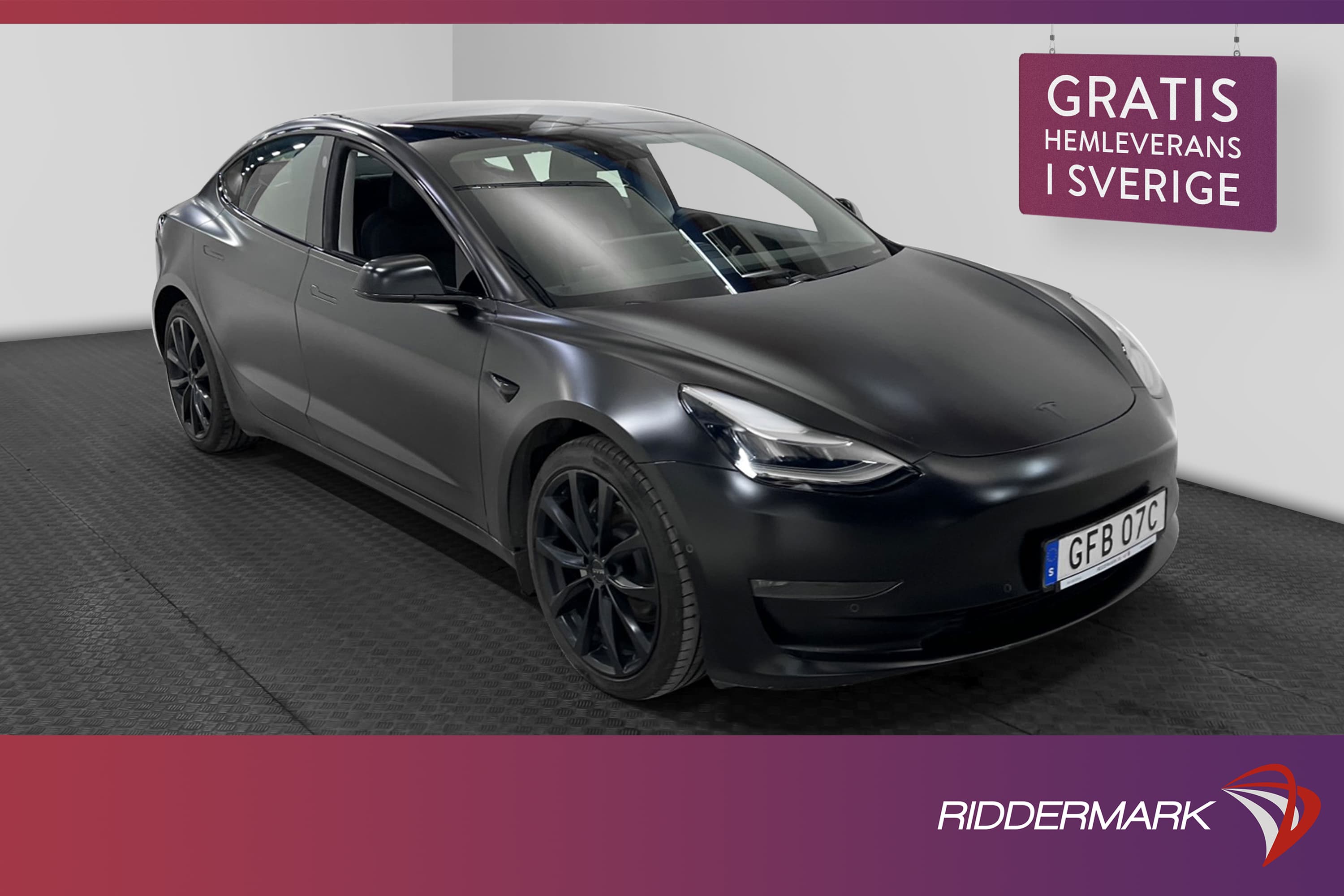 Tesla Model 3 Long Range AWD 440hk